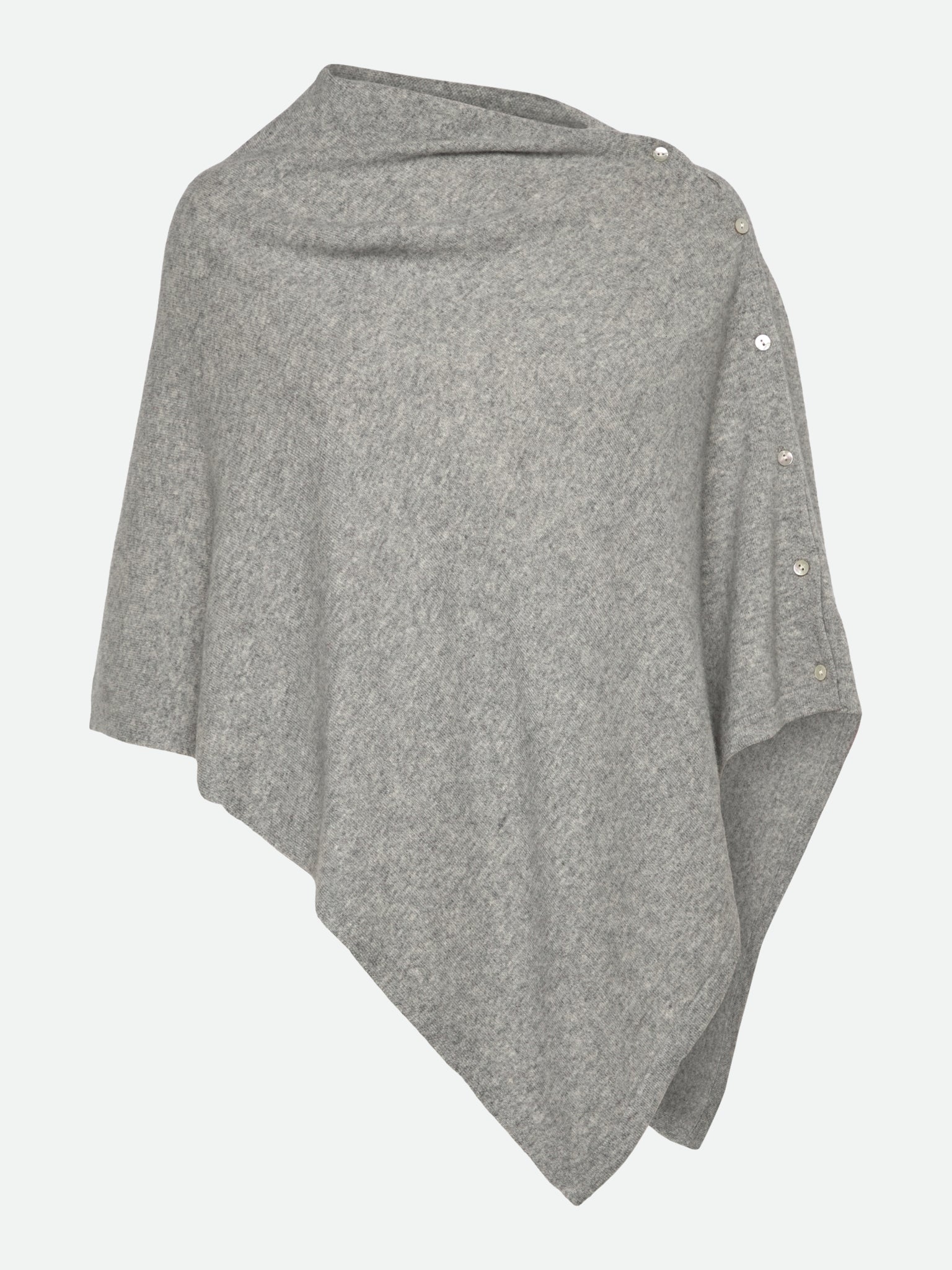 RWLaica Cashmere Poncho PULLOVER Rosemunde Woman 0 light grey melange
