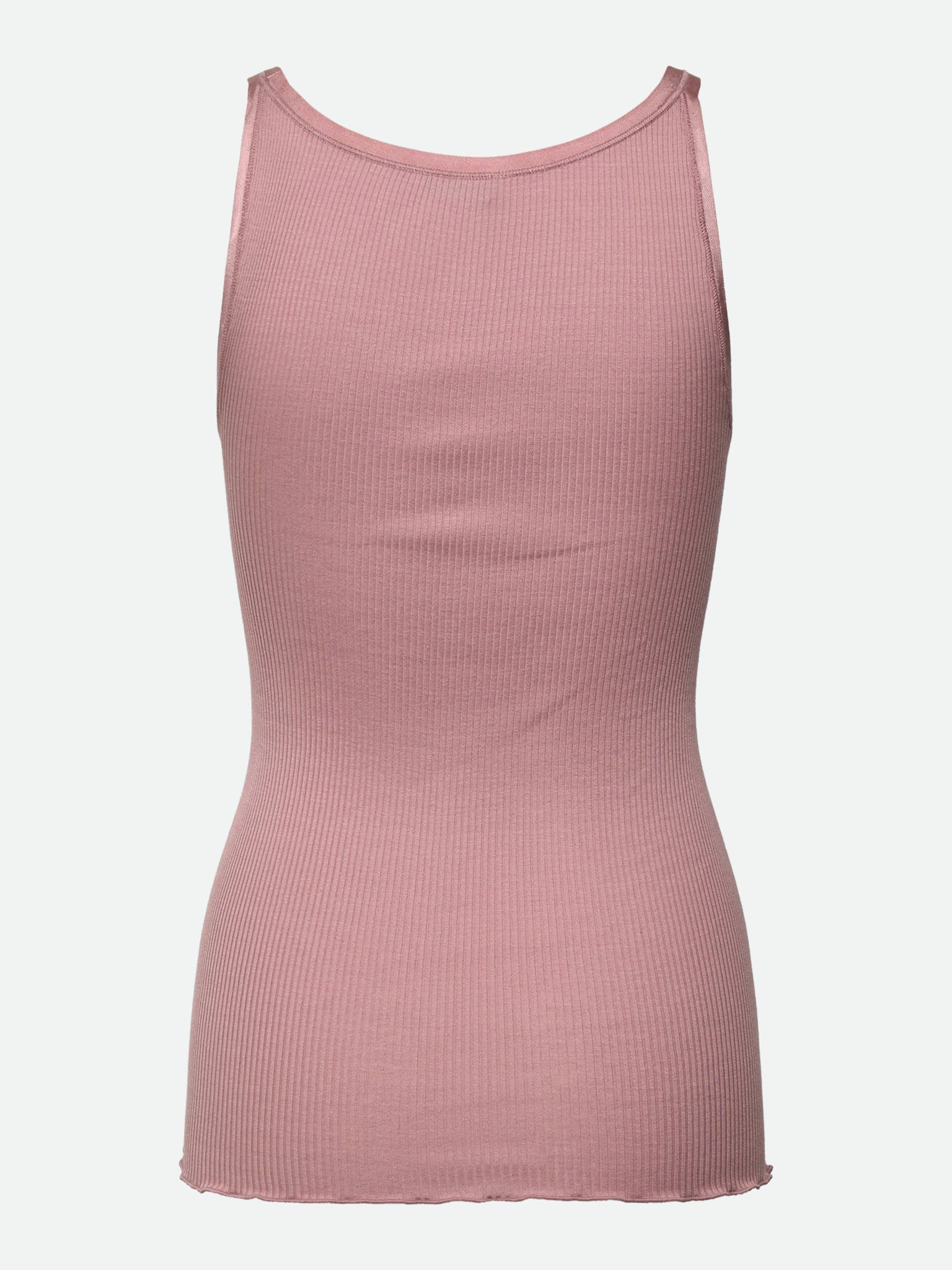 RWBelle zijden top met U-hals en elastische bandjes