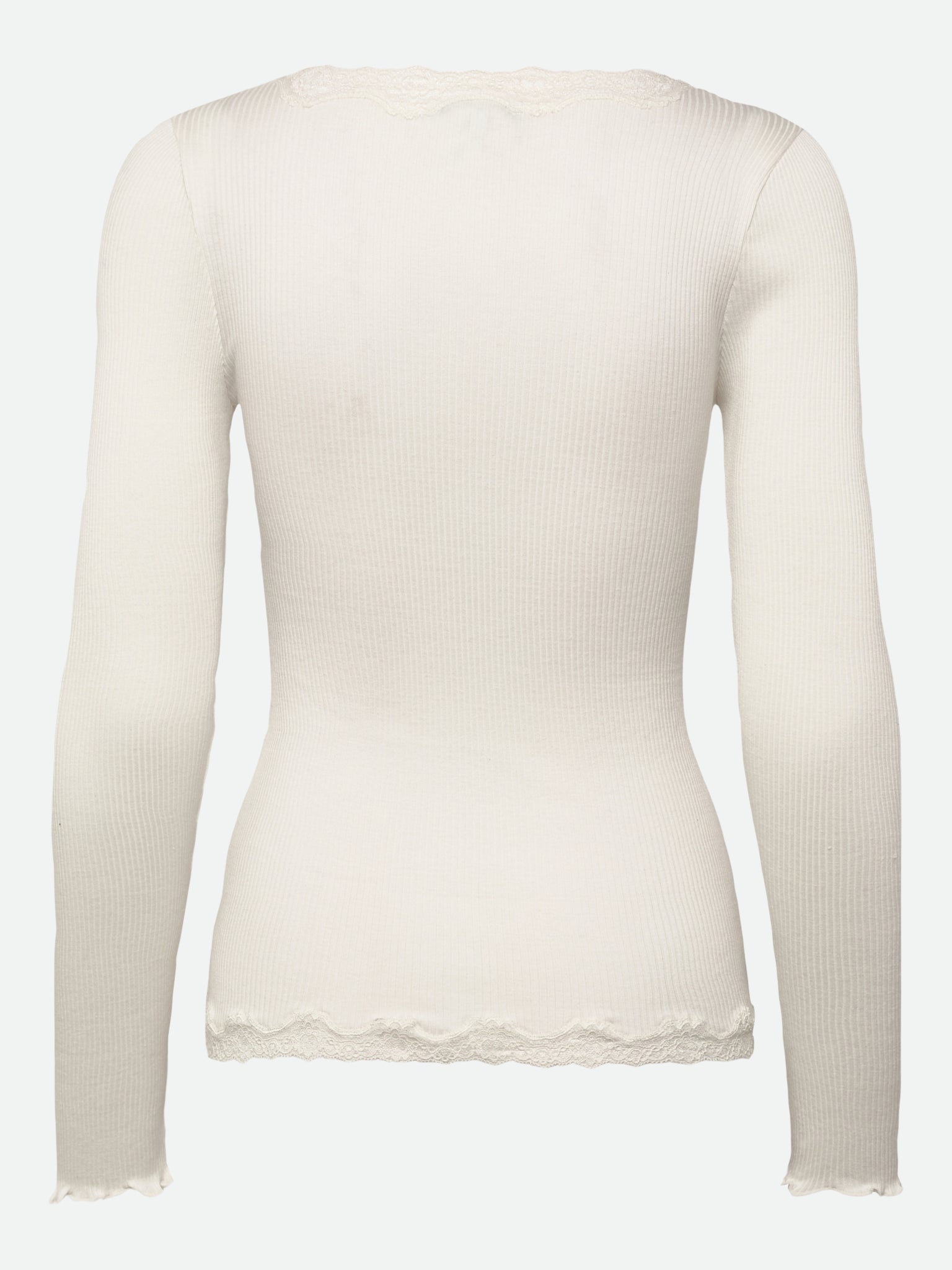 RWBabette Silk LS V-neck Lace Strickjacke