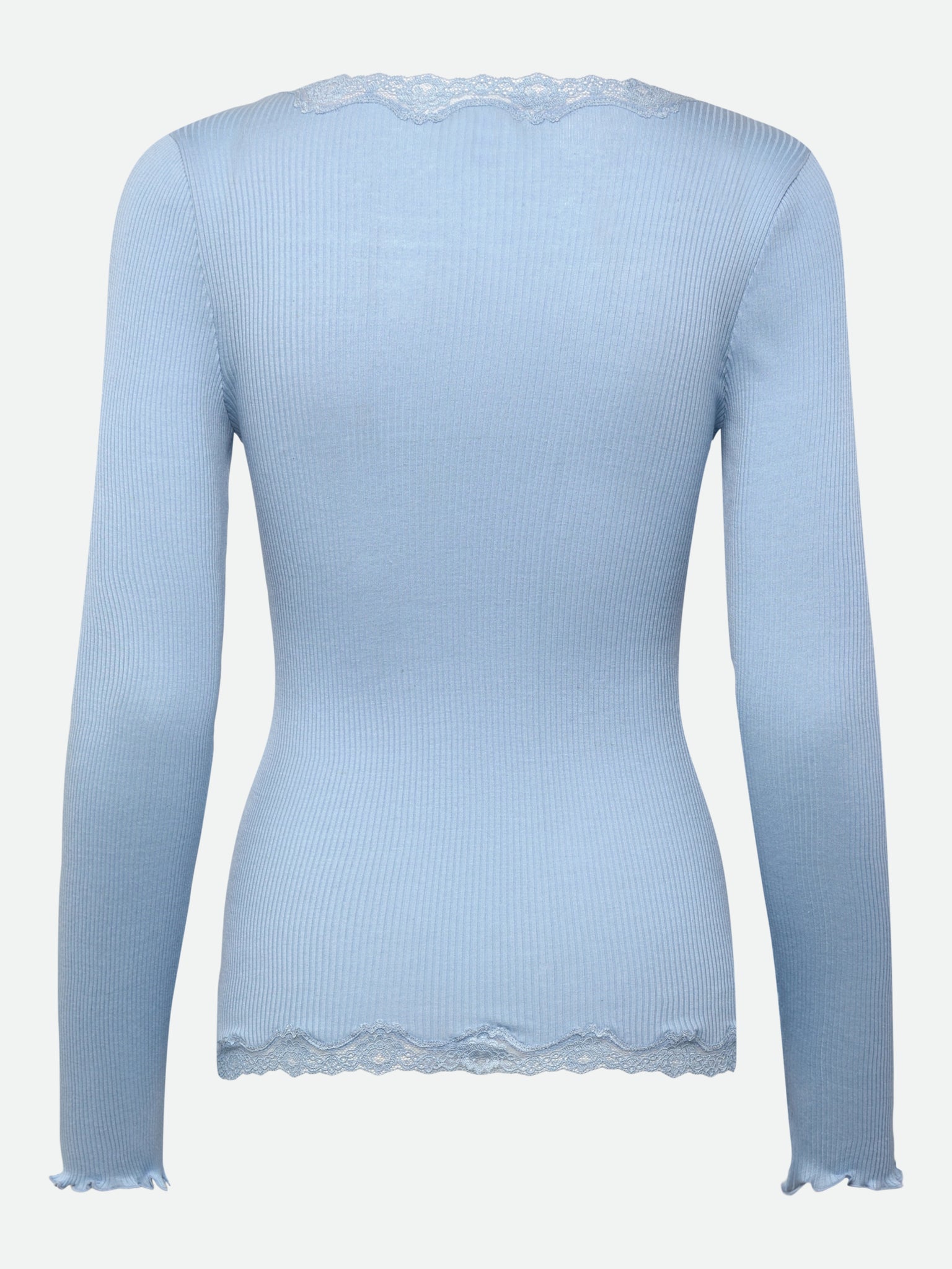 RWBabette Silk Long Sleeve V-neck Lace Cardigan