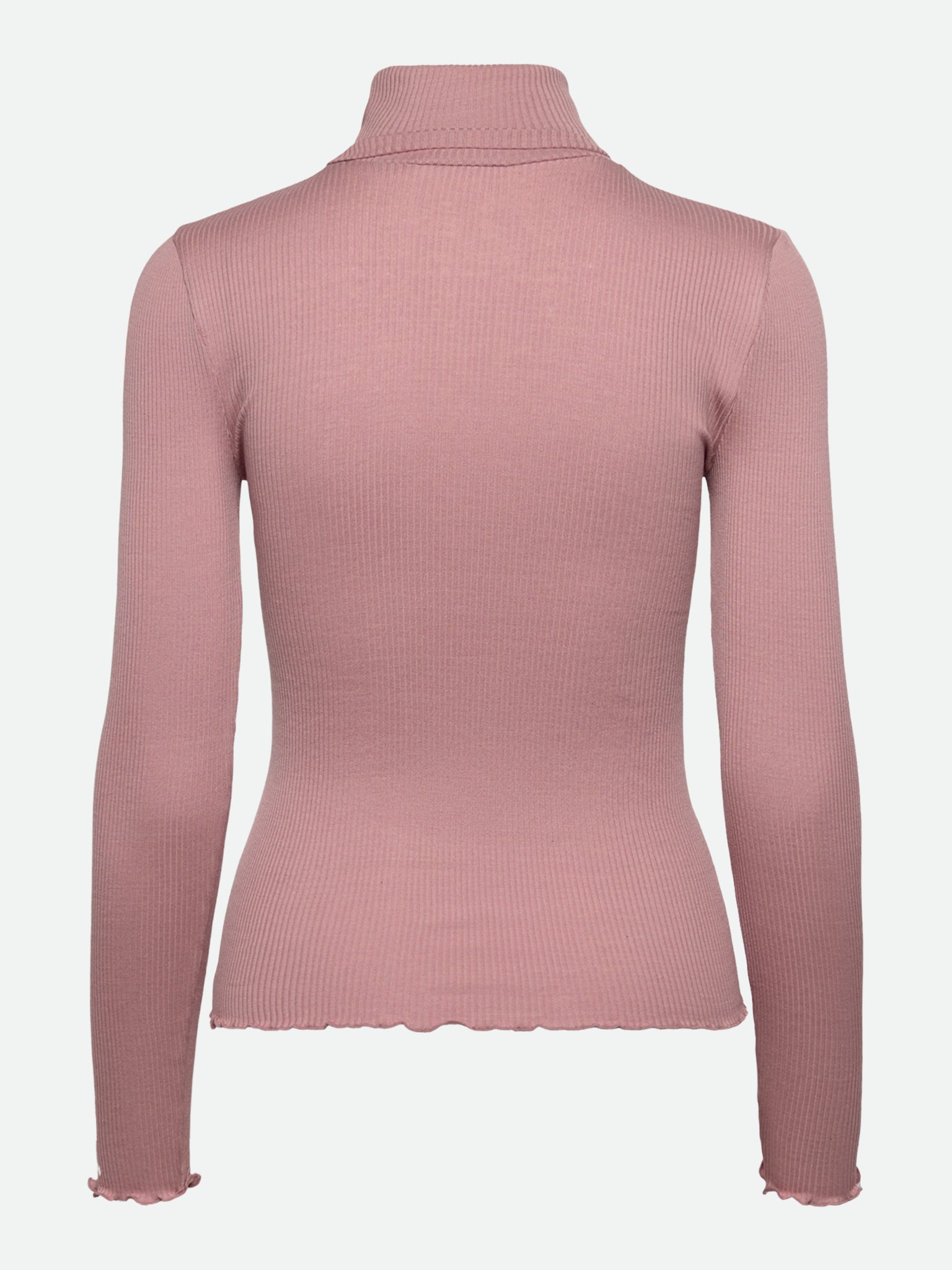 RWBeatha zijden T-shirt met lange mouwen en col