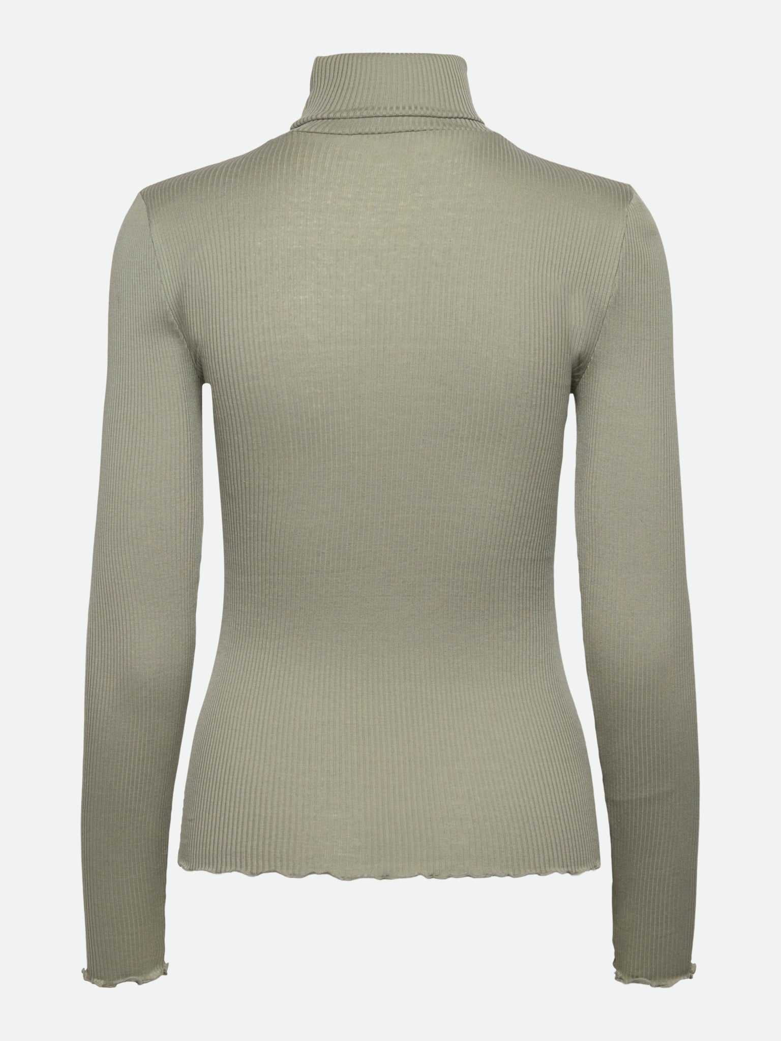 RWBeatha zijden T-shirt met lange mouwen en col