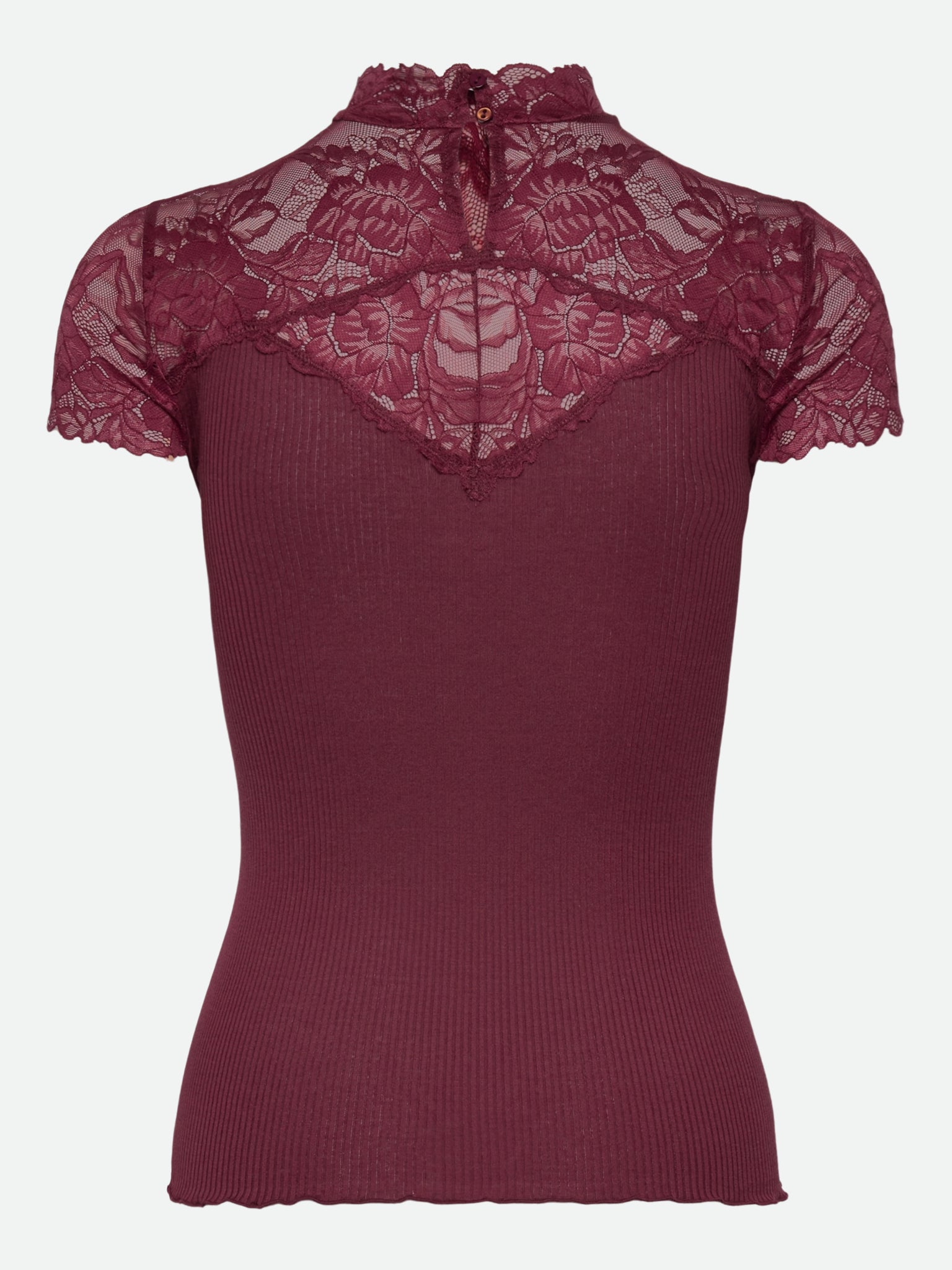 RWBeatha Silk Capsleeve Lace T-shirt T-SHIRT SS Rosemunde Woman