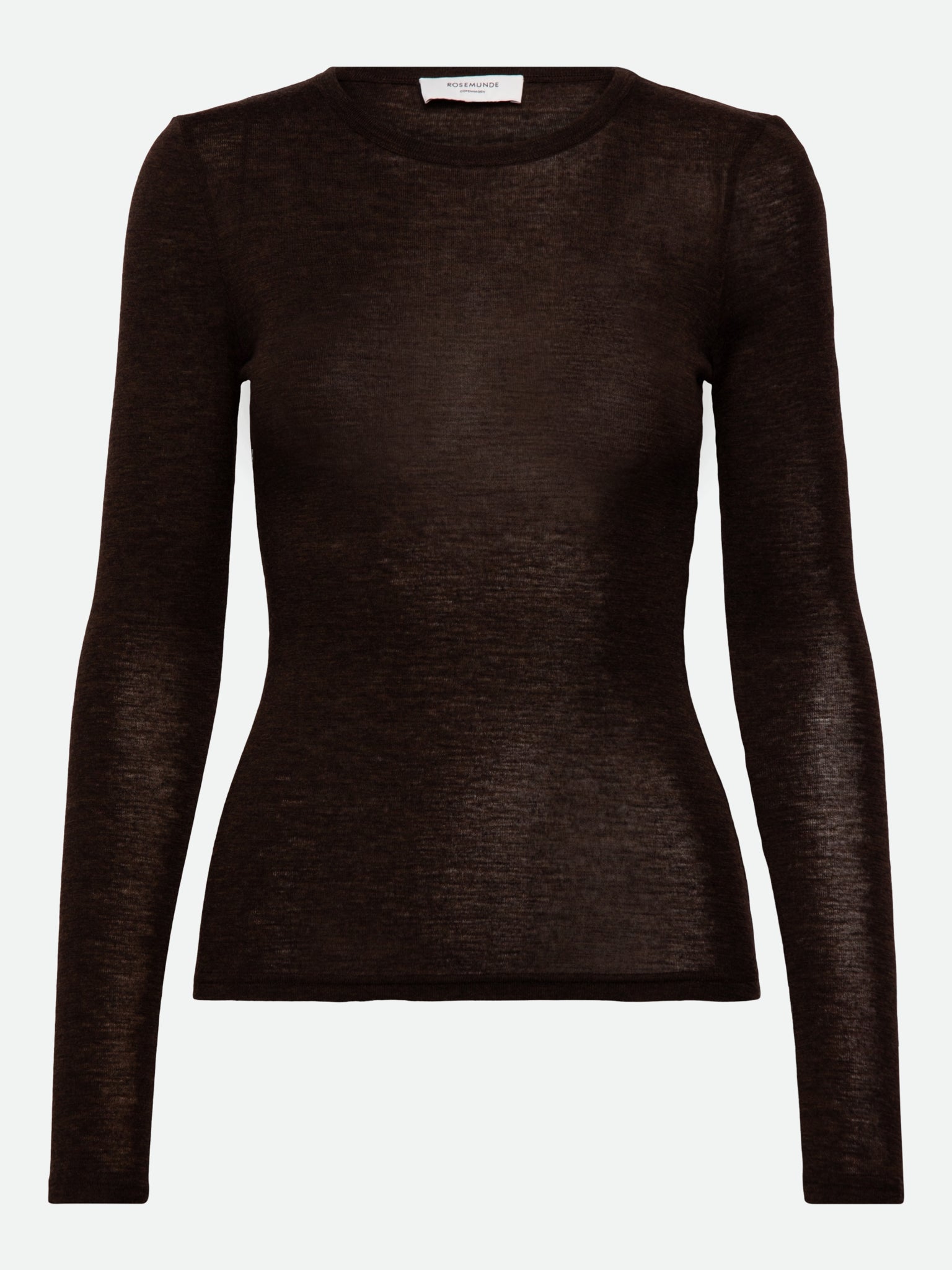 RWSara Cashmere Blend Long sleeve T-shirt T-SHIRT LS Rosemunde Woman XS mole melange