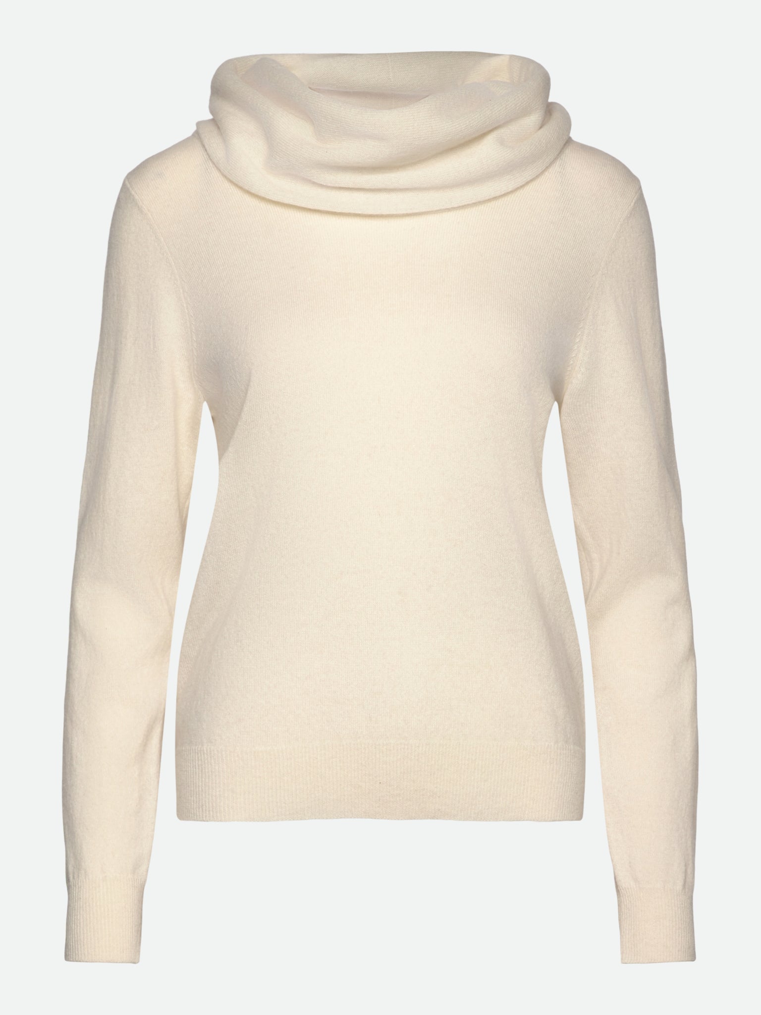 RWLaica Cashmere Long Sleeve Waterfall Collar Pullover PULLOVER Rosemunde Woman XS ivory