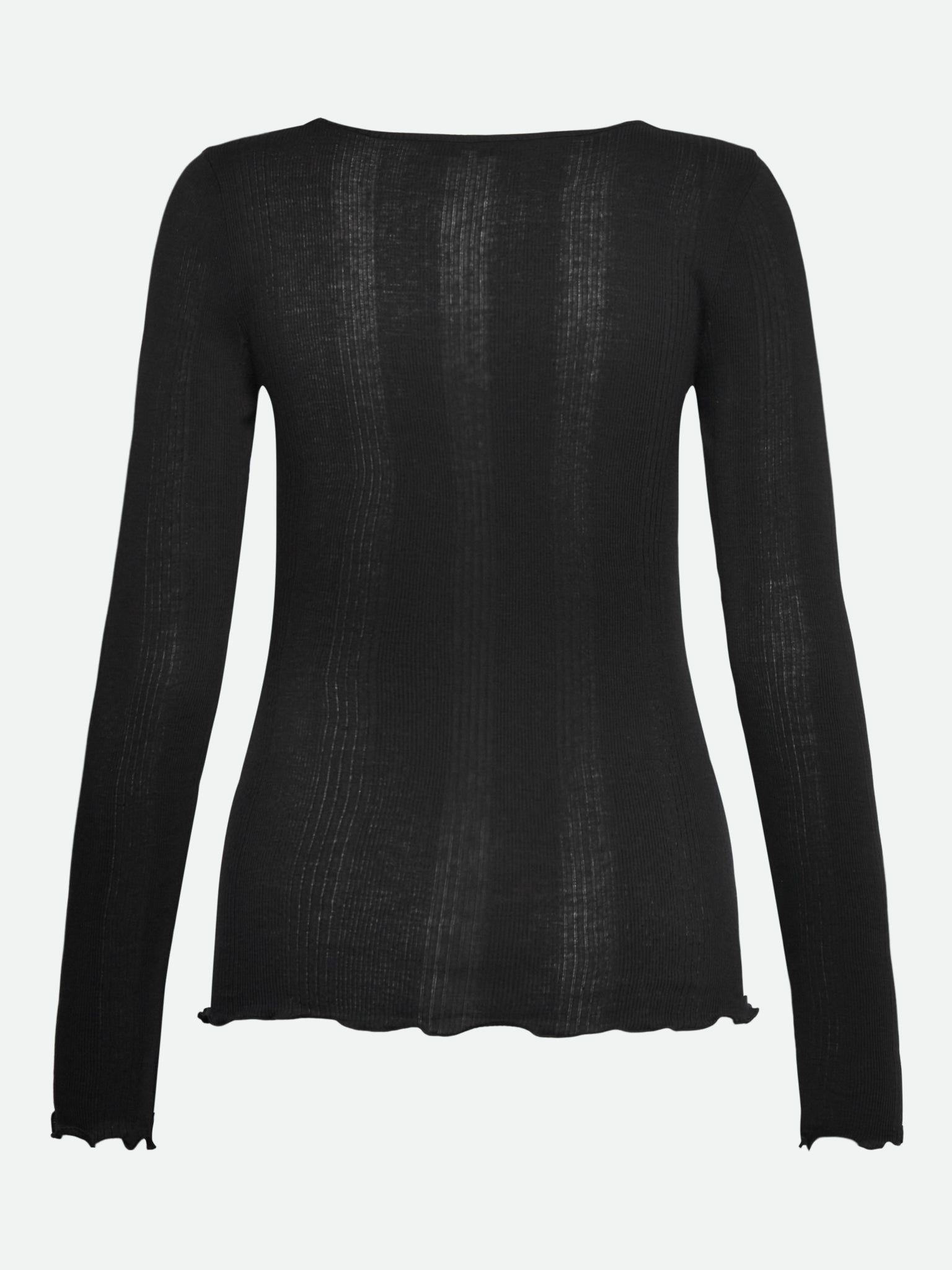 RWBay Long sleeve U-Neck Blouse T-SHIRT LS Rosemunde Woman