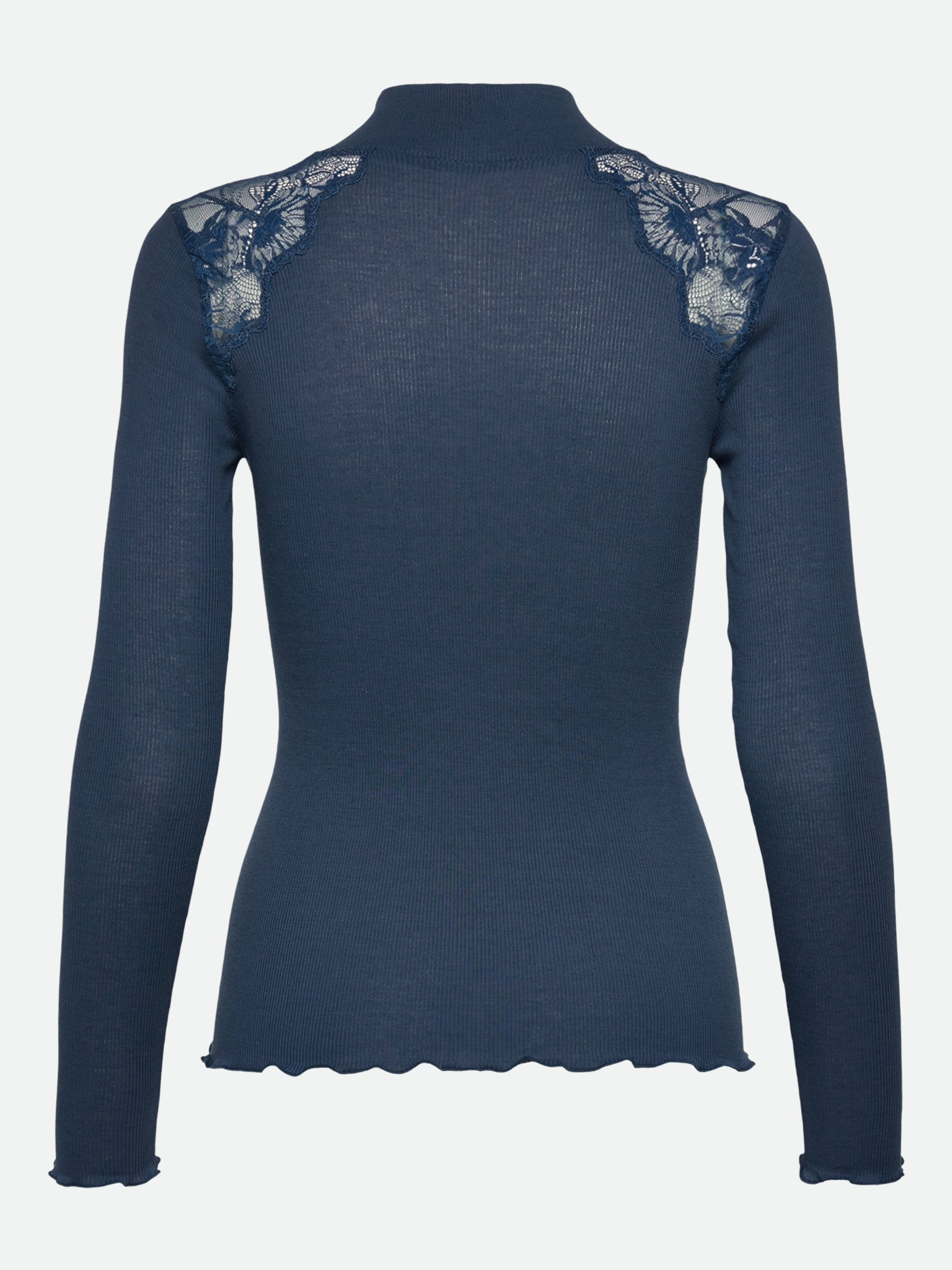RWBernadine Organic Long Sleeve Lace T-shirt T-SHIRT LS Rosemunde Woman