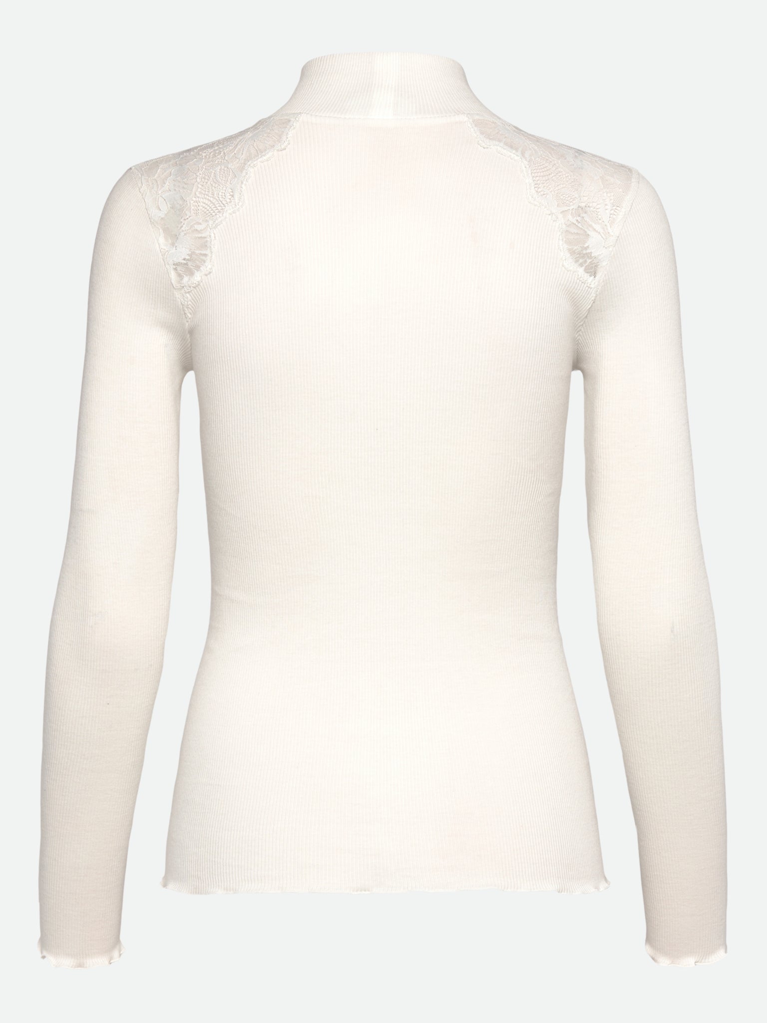 RWBernadine Organic Long Sleeve Lace T-shirt T-SHIRT LS Rosemunde Woman