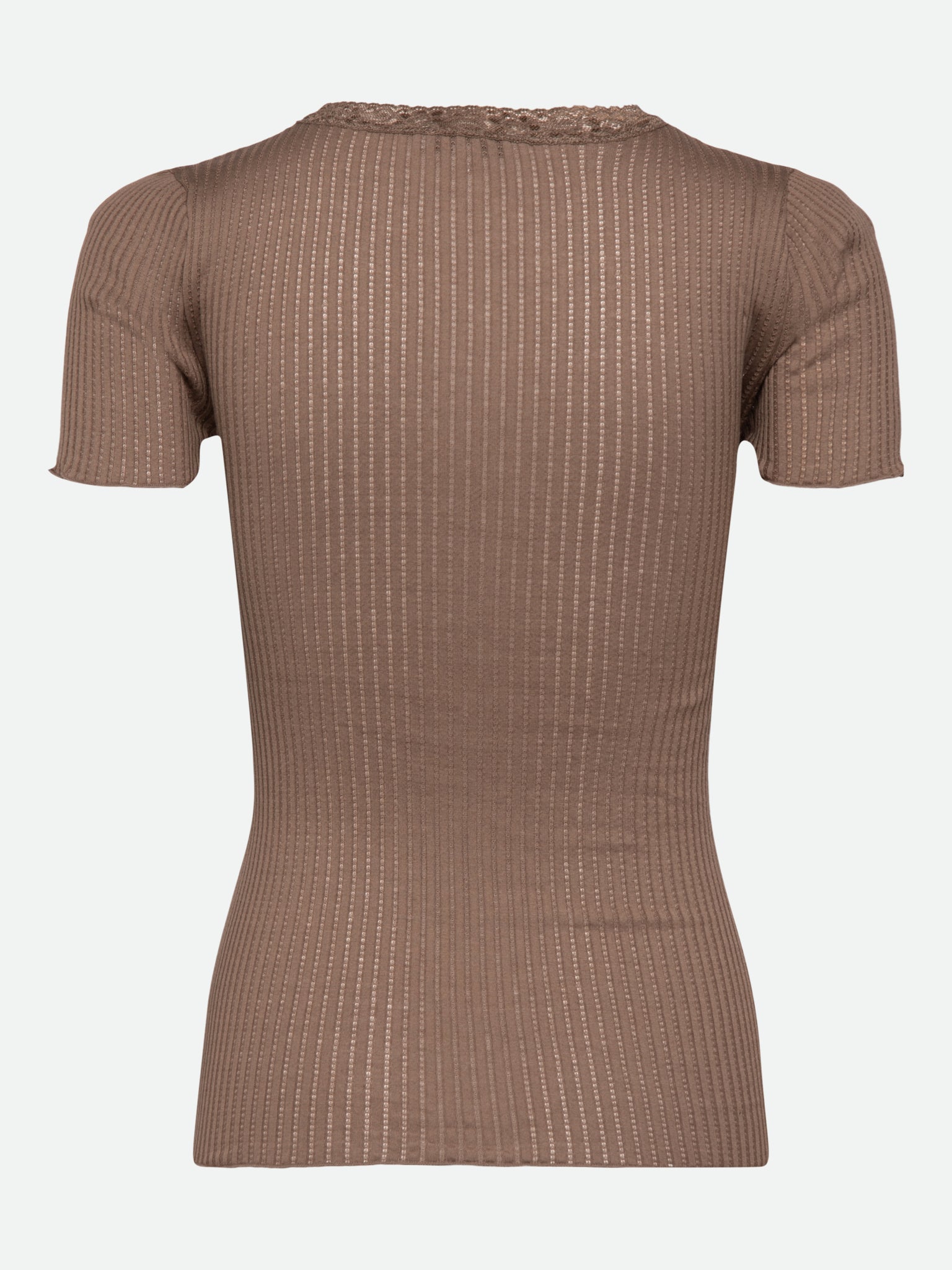 RWBelize Silk Short Sleeve O-neck Lace T-shirt T-SHIRT SS Rosemunde Woman