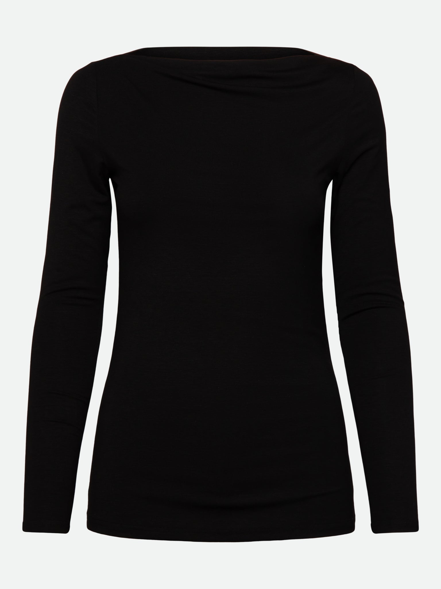 RWBess Long sleeve Boatneck T-shirt T-SHIRT LS Rosemunde Woman XS black