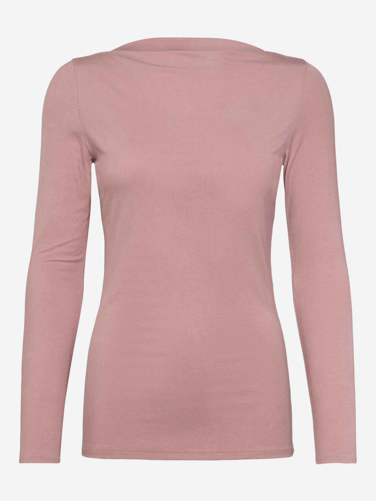 RWBess Long sleeve Boatneck T-shirt T-SHIRT LS Rosemunde Woman XS woodrose