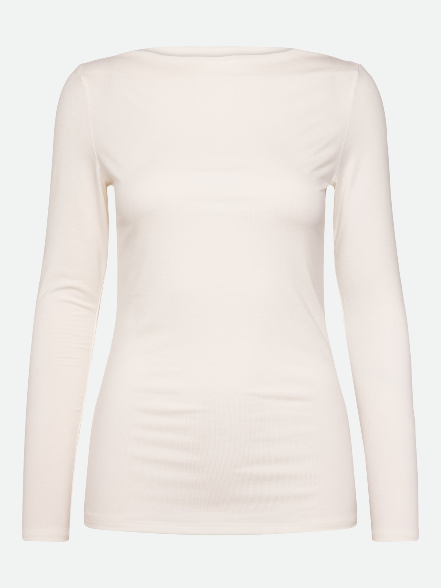 RWBess Long sleeve Boatneck T-shirt T-SHIRT LS Rosemunde Woman XS cloud dancer
