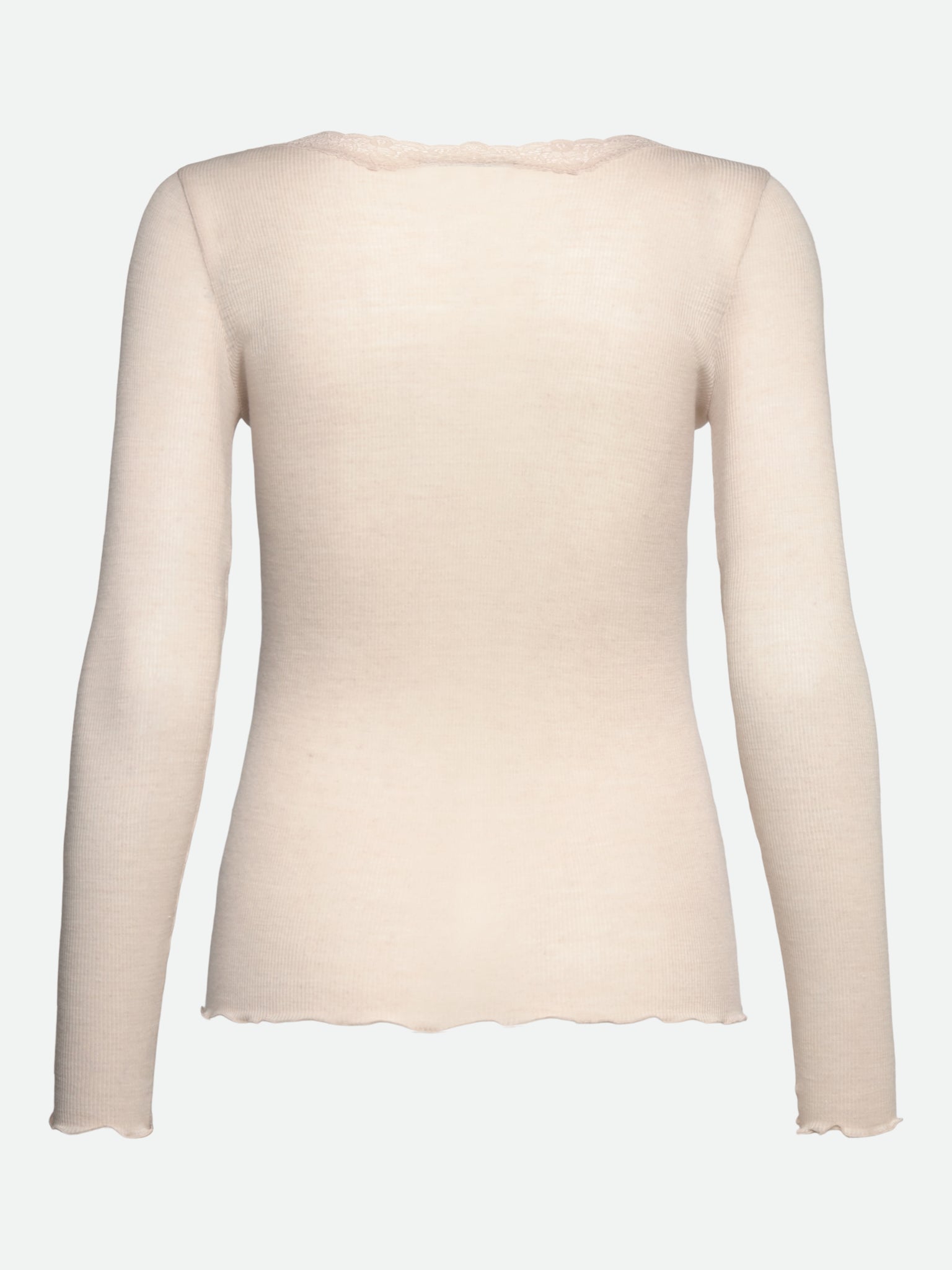 RWBurlington Wool LS V-neck Lace T-shirt T-SHIRT LS Suzhou Kingsma I/E Co., Ltd. (USD)