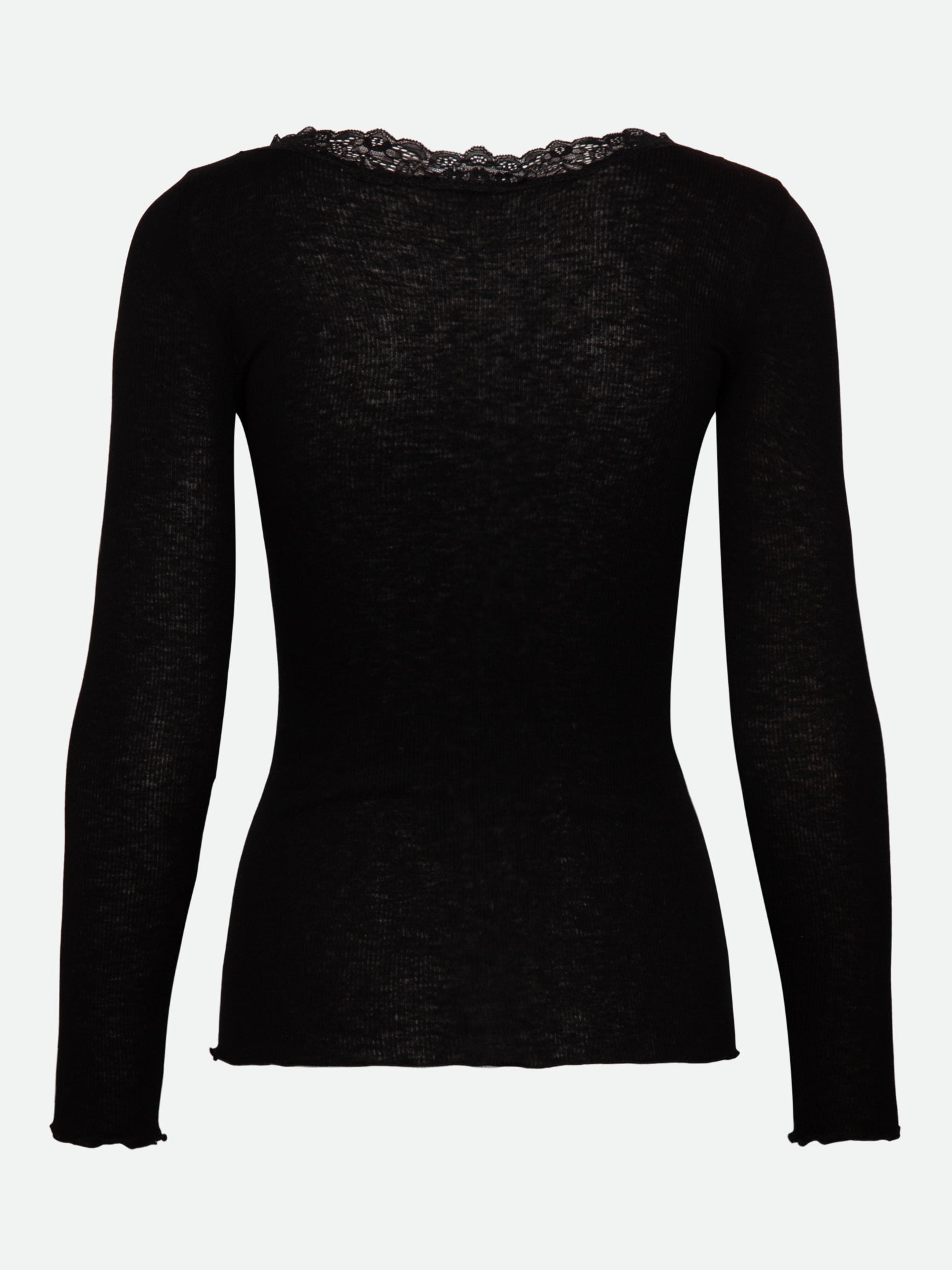 RWBurlington Wool LS V-neck Lace T-shirt T-SHIRT LS Suzhou Kingsma I/E Co., Ltd. (USD)