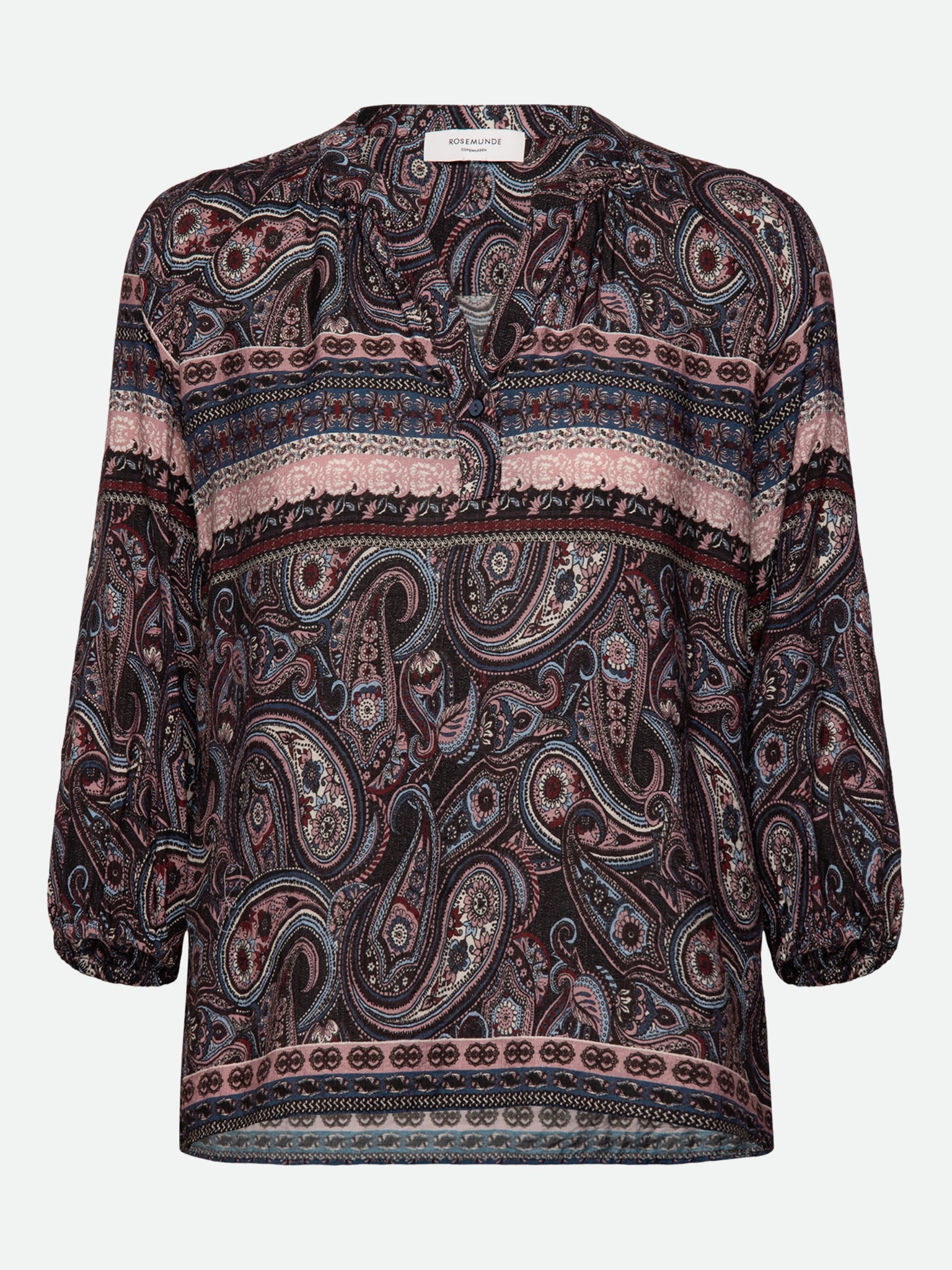 RWHarriet 3/4 Blouse BLOUSE Rosemunde Woman 34 paisley boho - red AOP