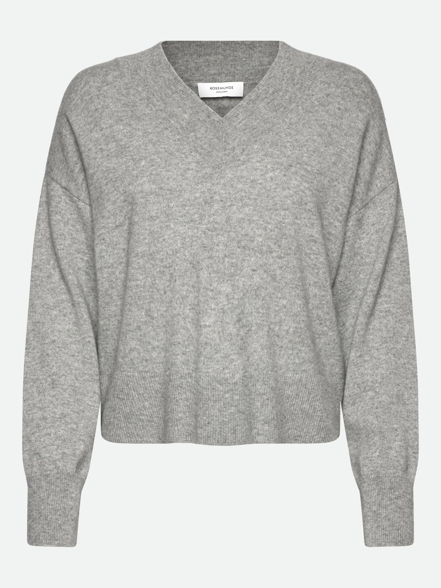 RWLaica Cashmere Langærmet Pullover med V-hals