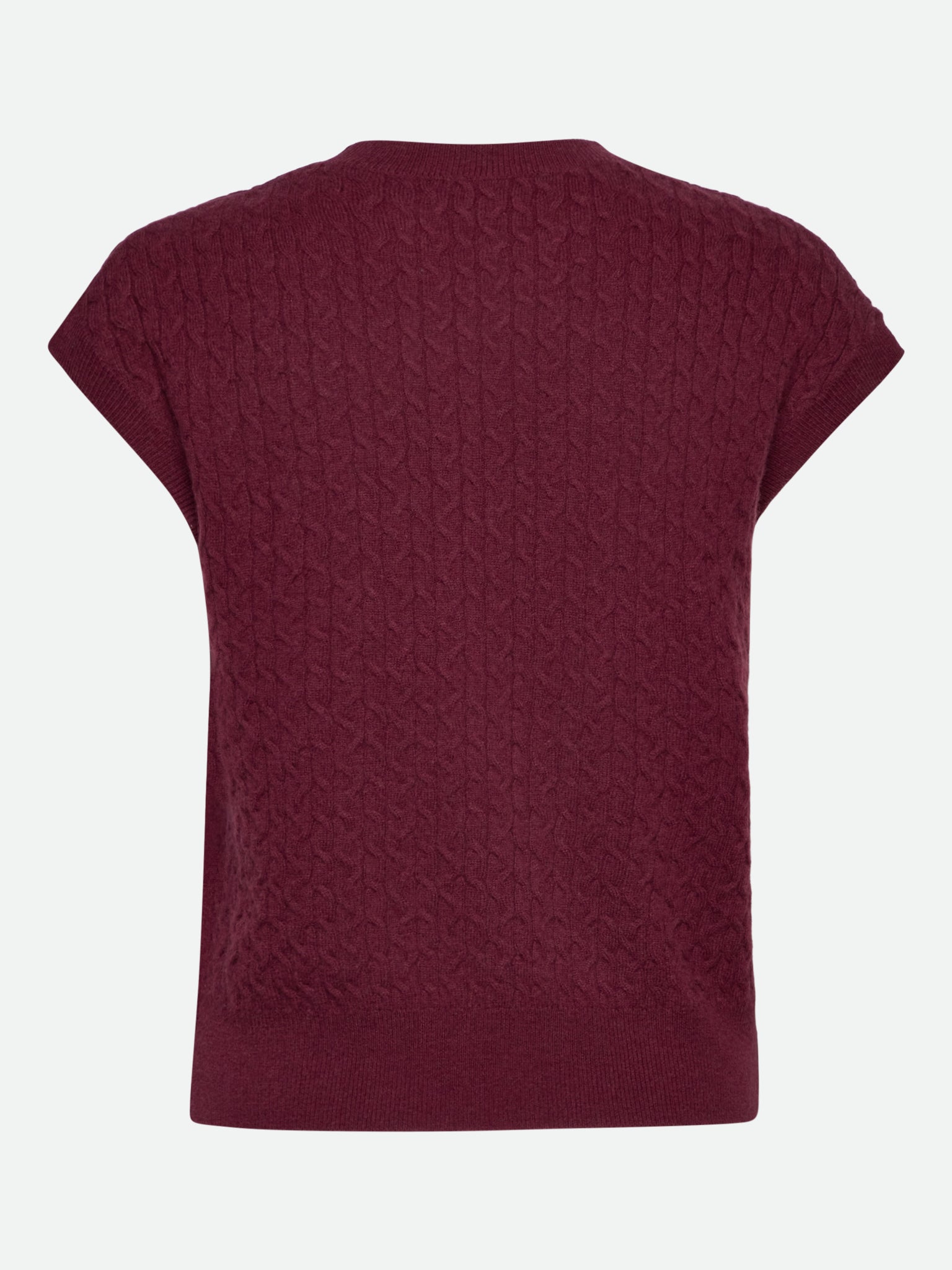 RWLaica Cashmere Cable Vest VEST Rosemunde Woman