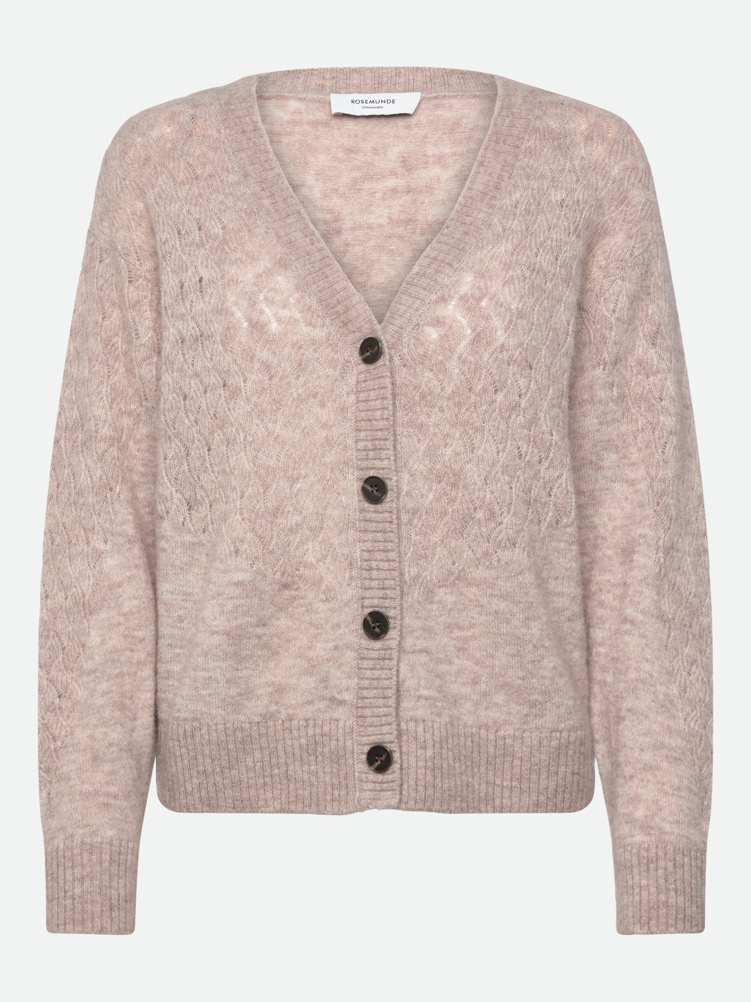 RWAida Alpaca V-Neck Cardigan CARDIGAN Rosemunde Woman XS atmosphere