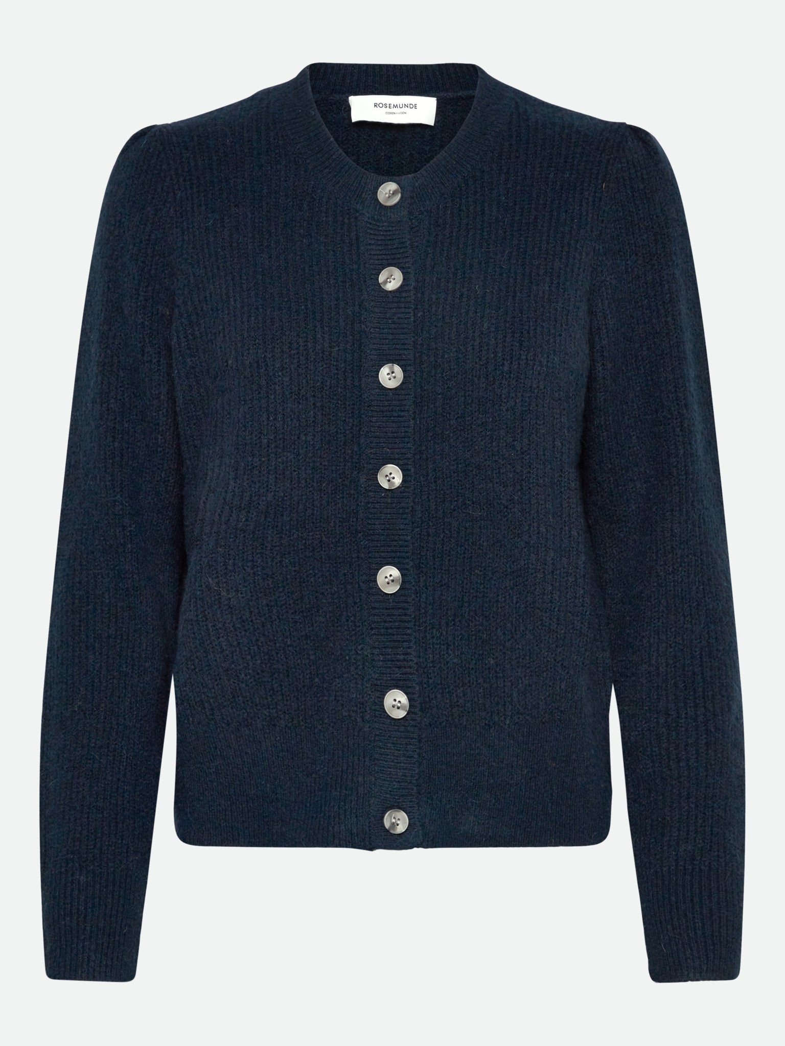 RWTinker Wool Blend Long sleeve Cardigan CARDIGAN Rosemunde Woman XS dark navy melange