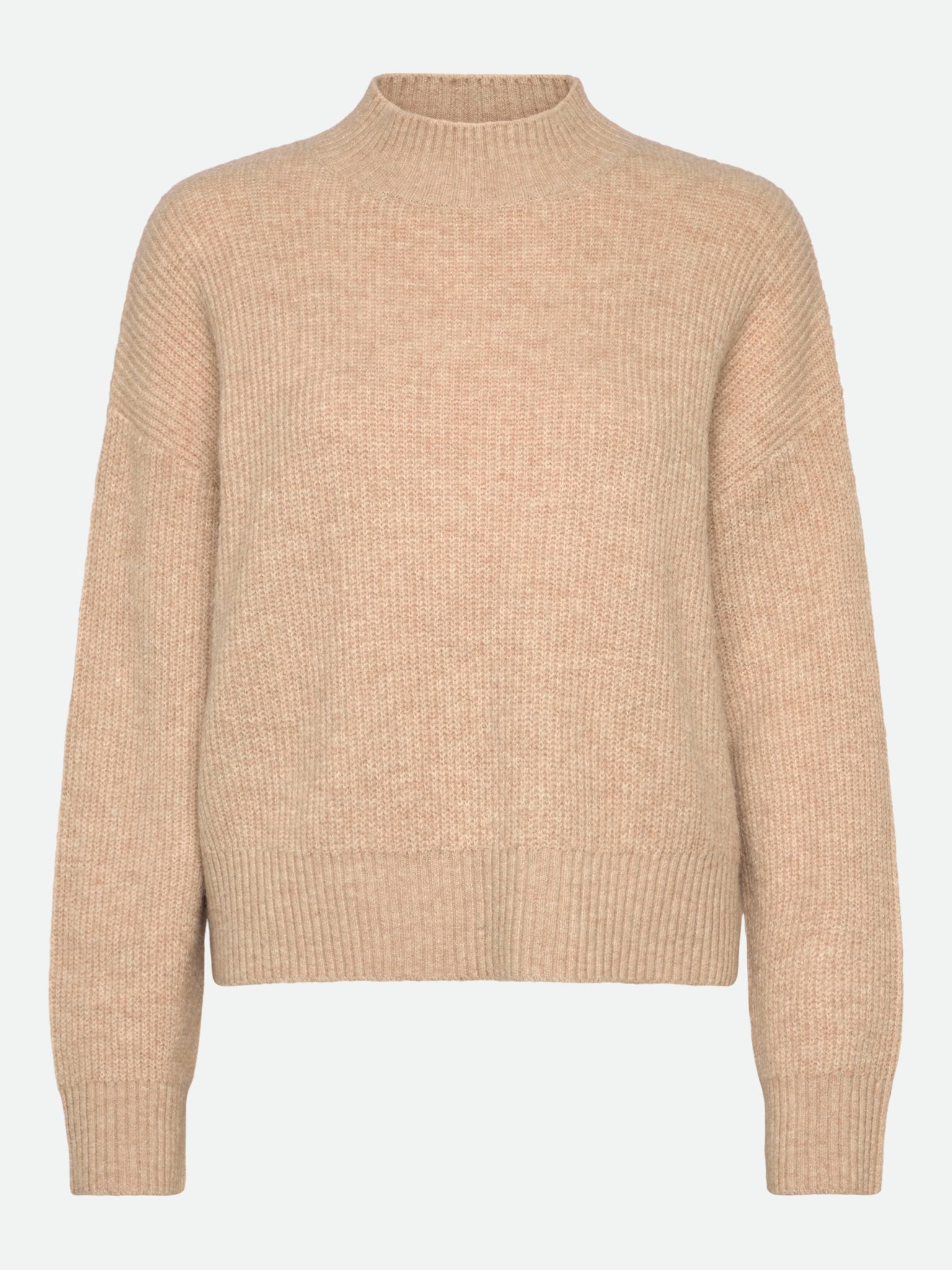 RWTinker Wool Blend LS T-Neck Pullover PULLOVER Jiaxing Qianyun USD XS Oat meal melange