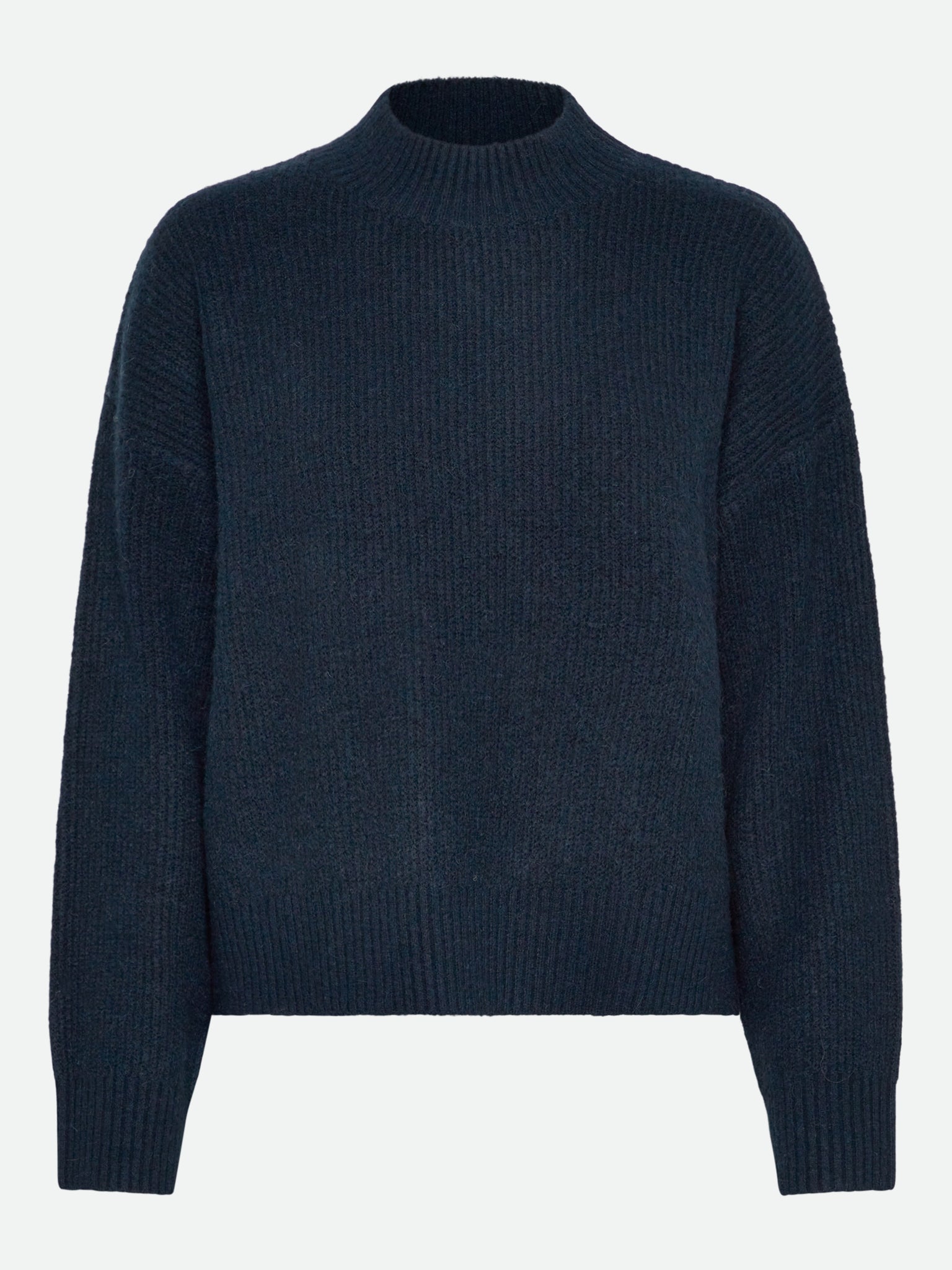 RWTinker Wool Blend LS T-Neck Pullover PULLOVER Jiaxing Qianyun USD XS dark navy melange