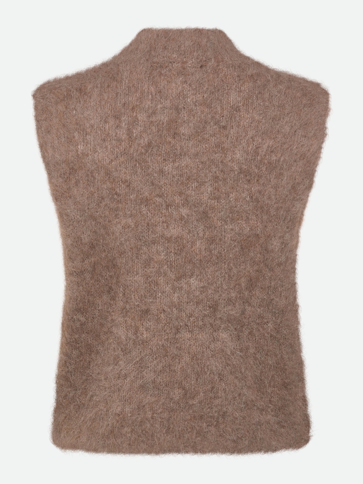RWFurry Alpaca Mock Neck Vest VEST Rosemunde Woman