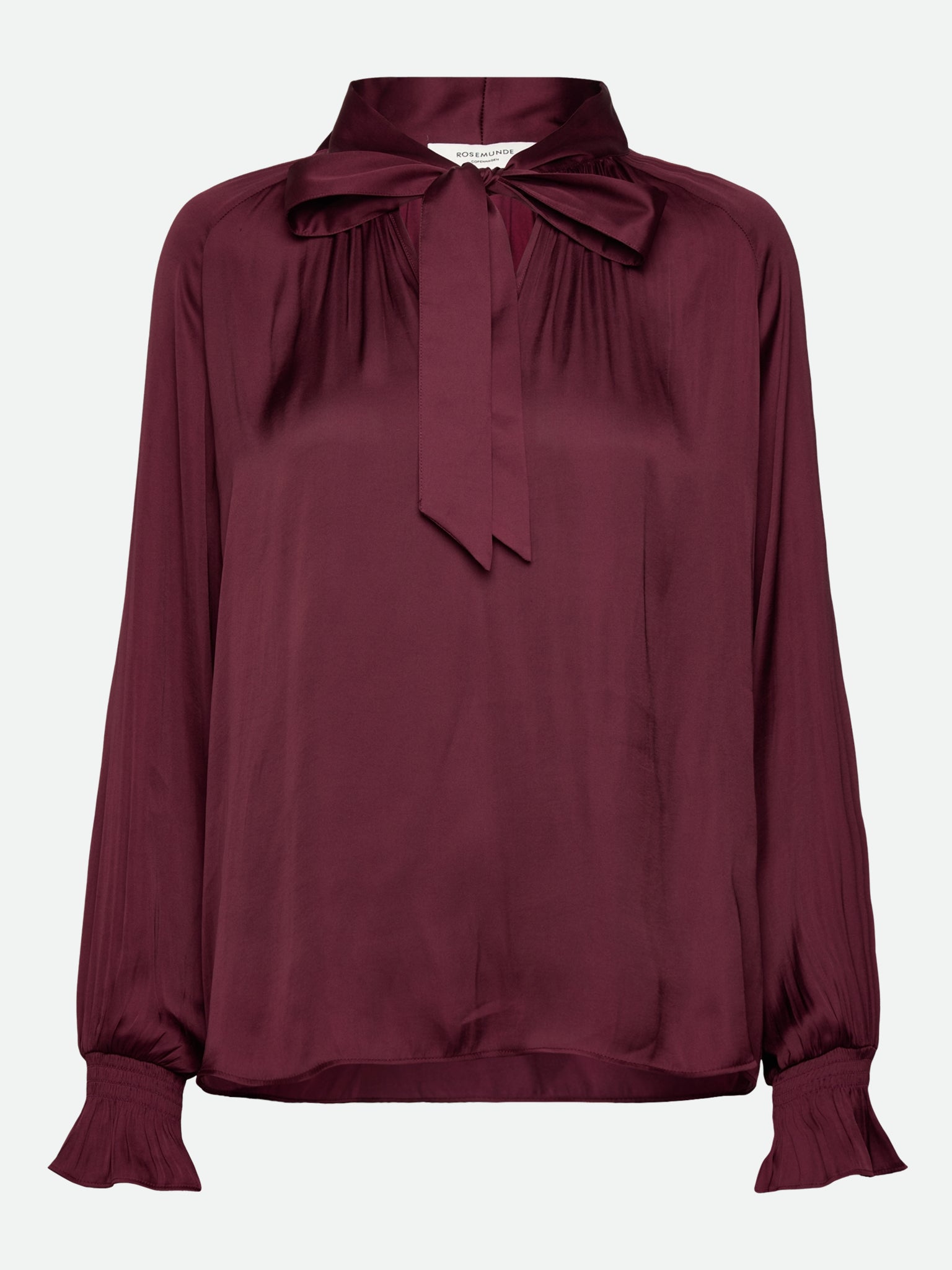 RWMessina Long sleeve Tie Blouse BLOUSE Rosemunde Woman 36 Windsor wine