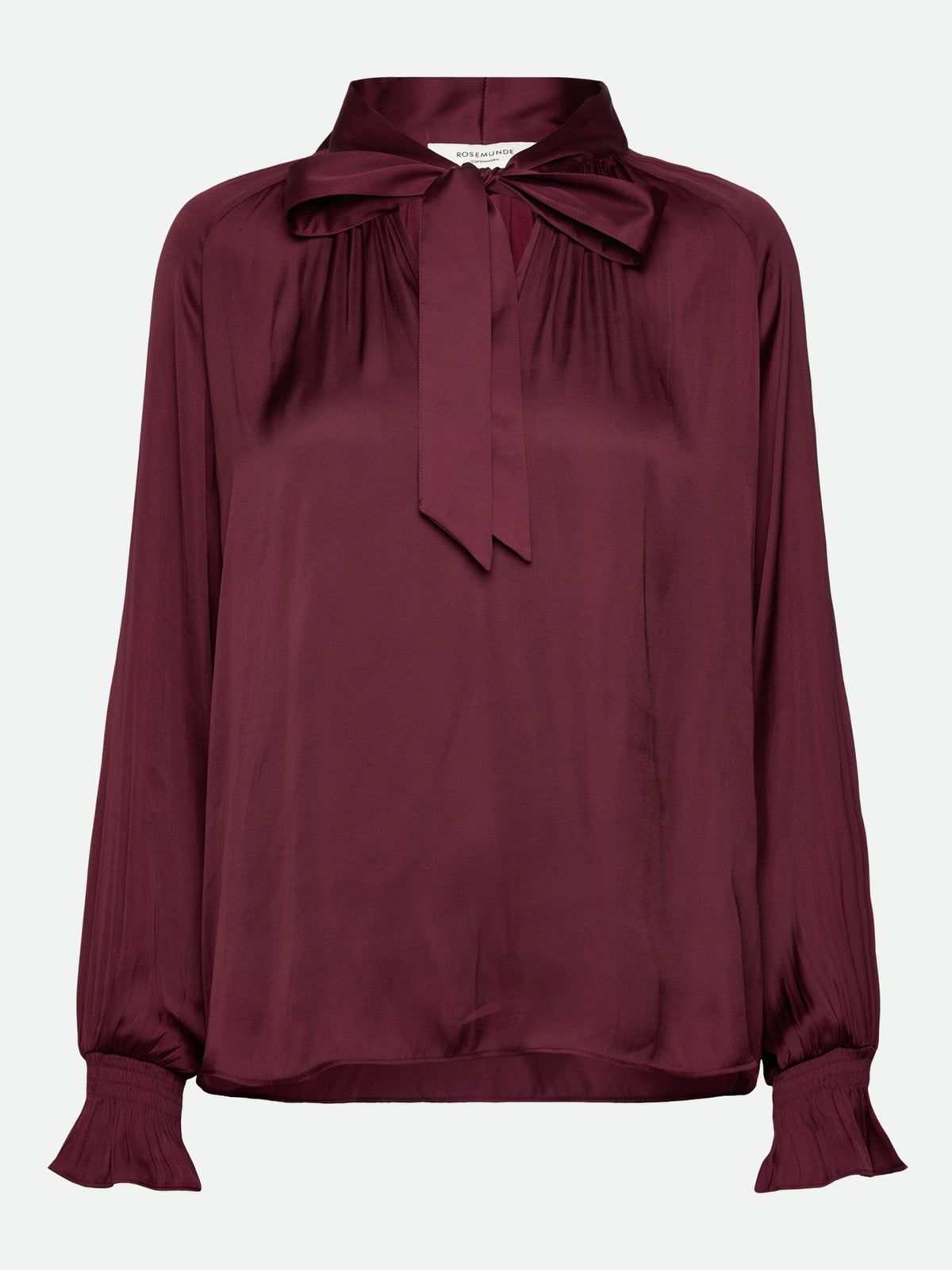 RWMessina Long sleeve Tie Blouse BLOUSE Rosemunde Woman 36 Windsor wine
