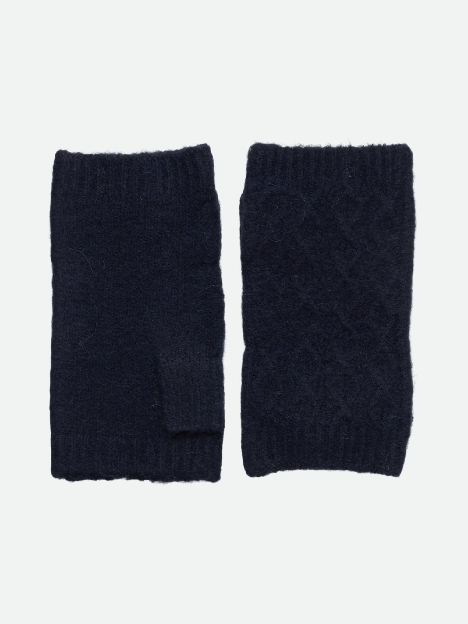 RWTinker Wool Blend Cable Gloves GLOVES Rosemunde Woman 0 dark navy melange