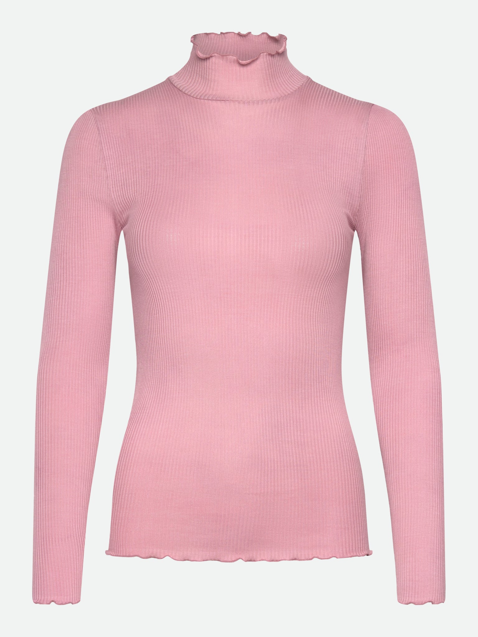 RMWBalta Modal Long sleeve T-neck T-shirt T-SHIRT LS Rosemunde Woman XS nostalgia rose