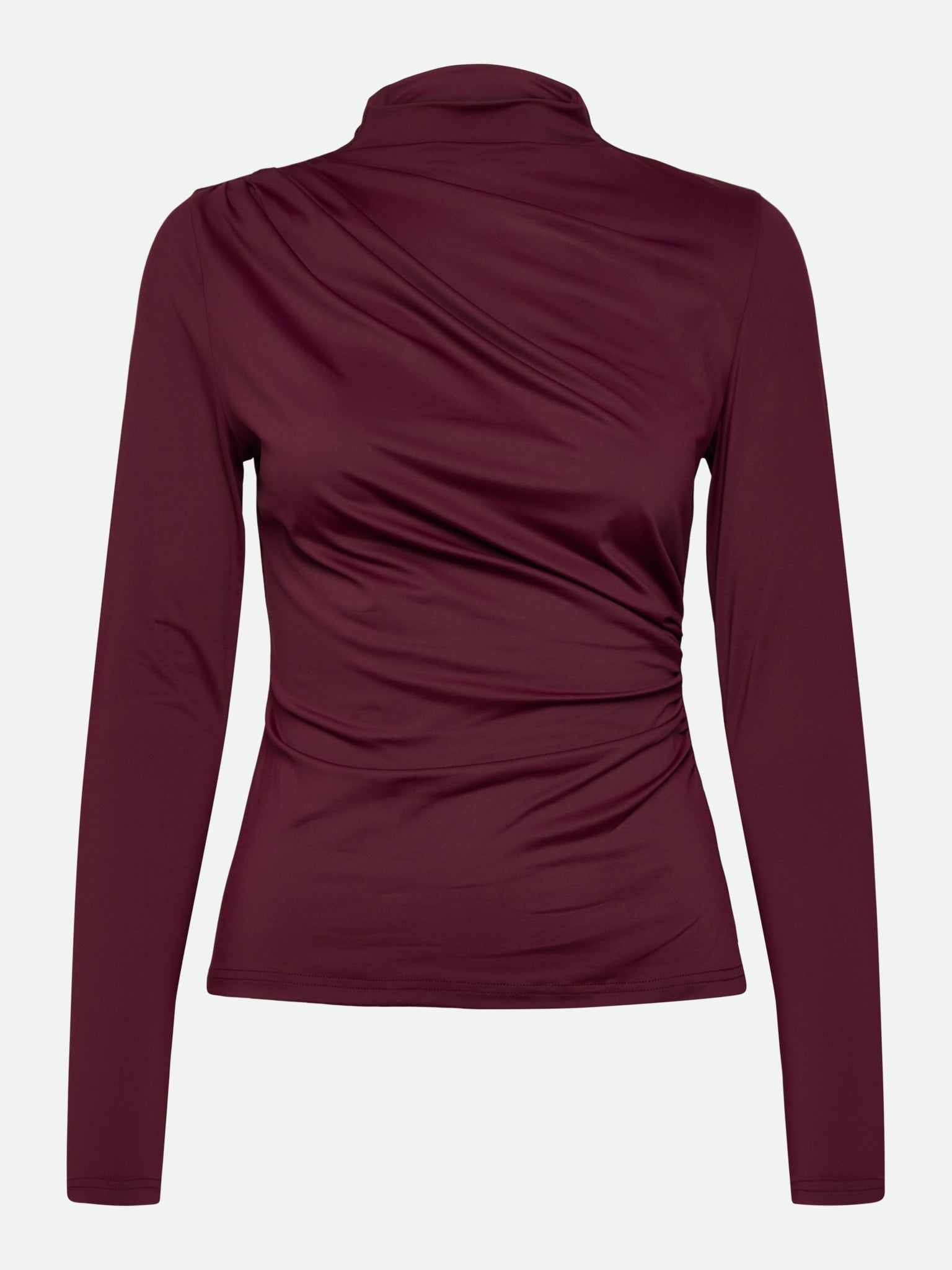 RWBridget Long sleeve Turtleneck T-shirt T-SHIRT LS Rosemunde Woman XS Windsor wine