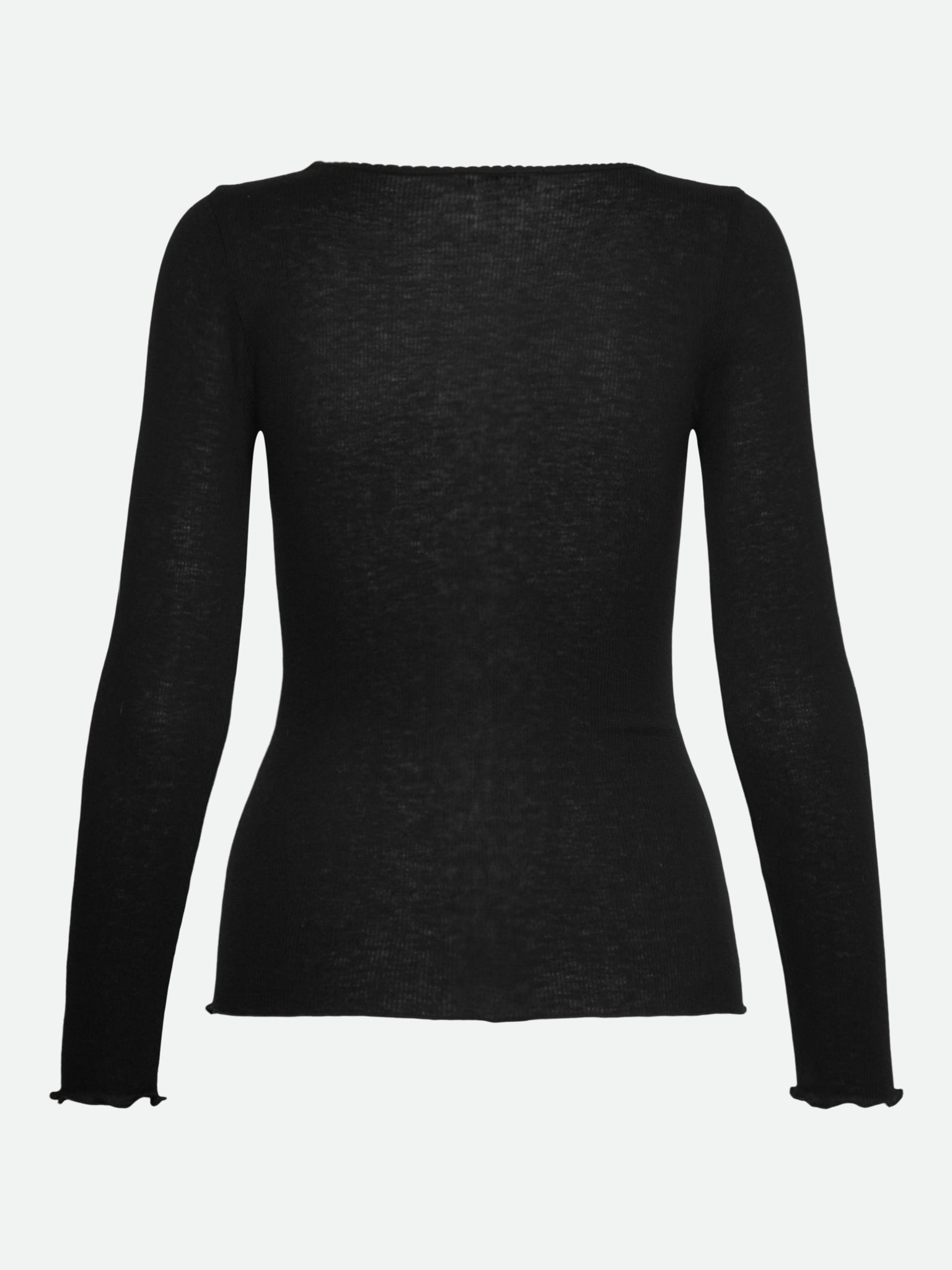 RWBurlington Wool LS O-neck T-shirt T-shirt Rosemunde Woman