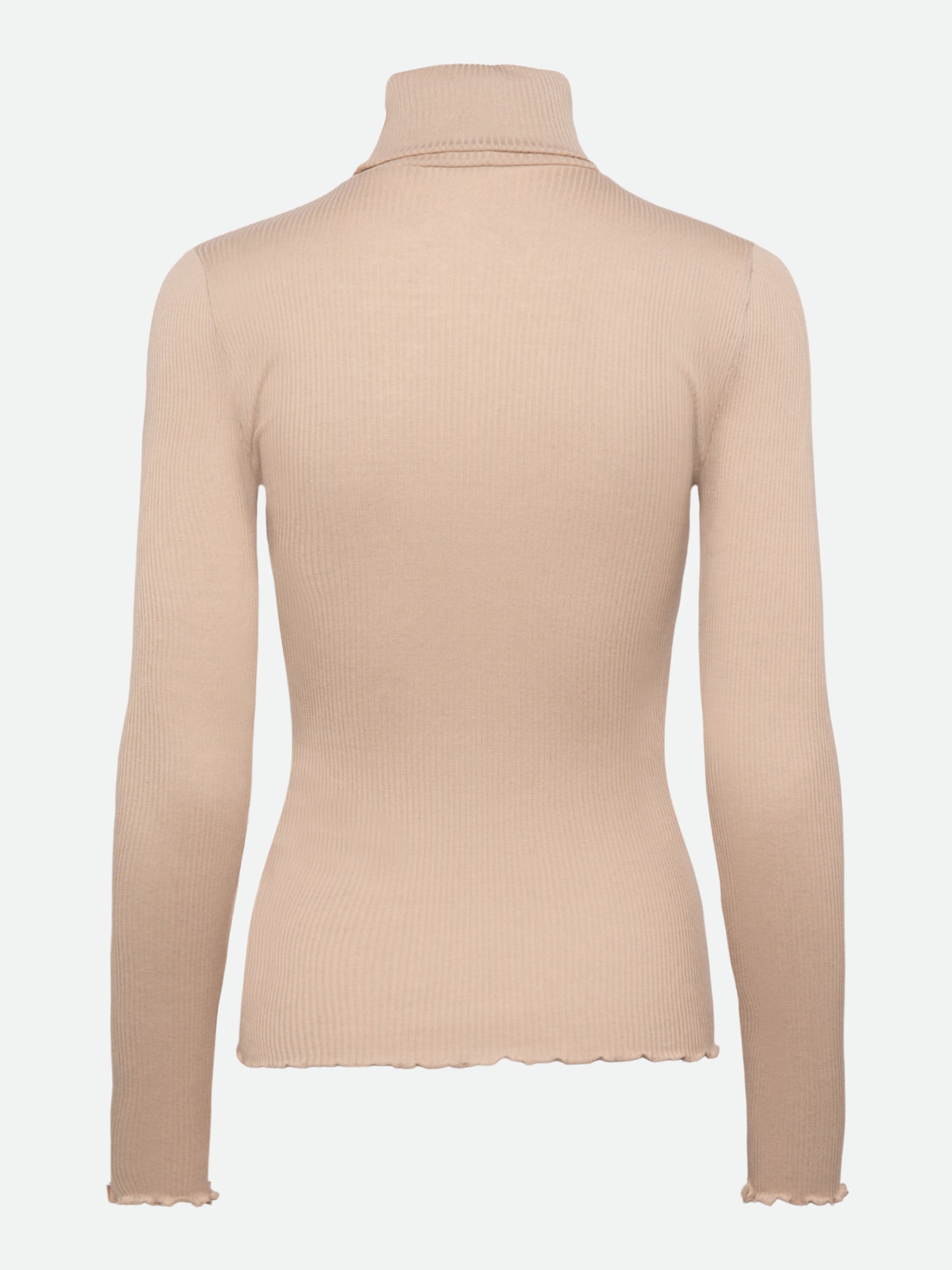RWBeatha zijden T-shirt met lange mouwen en col