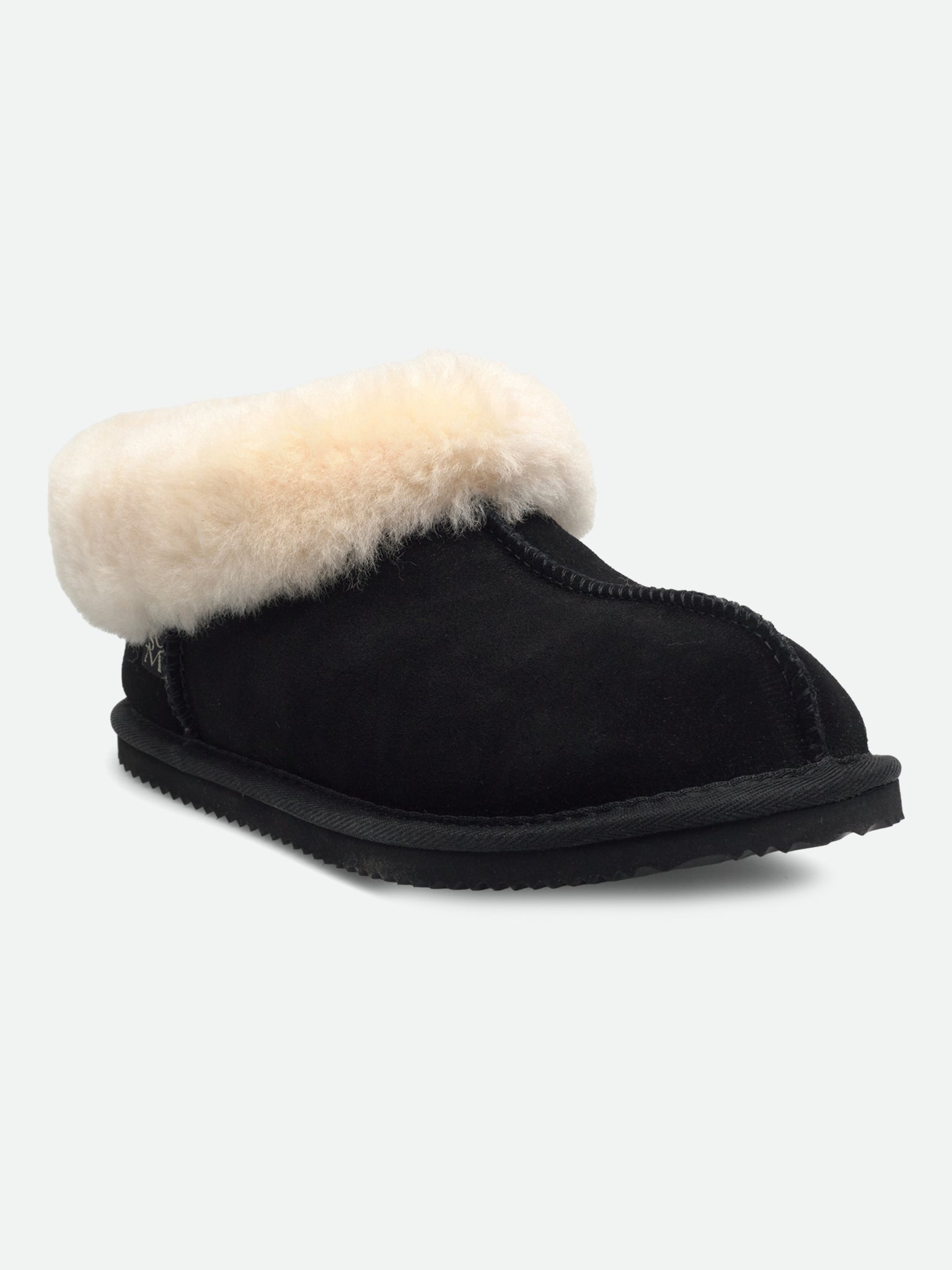 RHEvelyn Leather Closed Ankle Slipper SLIPPERS Rosemunde Woman 36 black