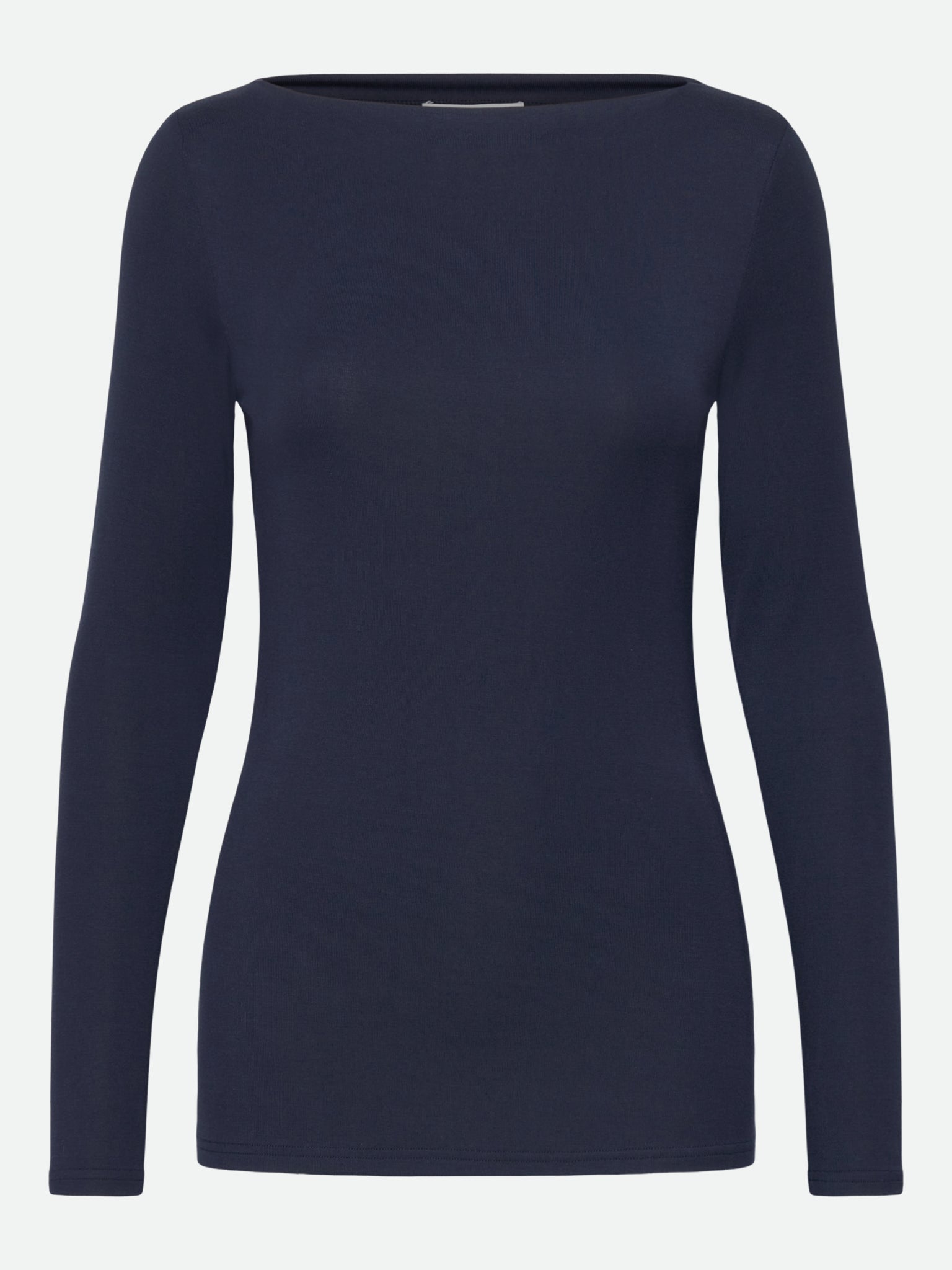 RWBess Long sleeve Boatneck T-shirt T-SHIRT LS Rosemunde Woman XS navy