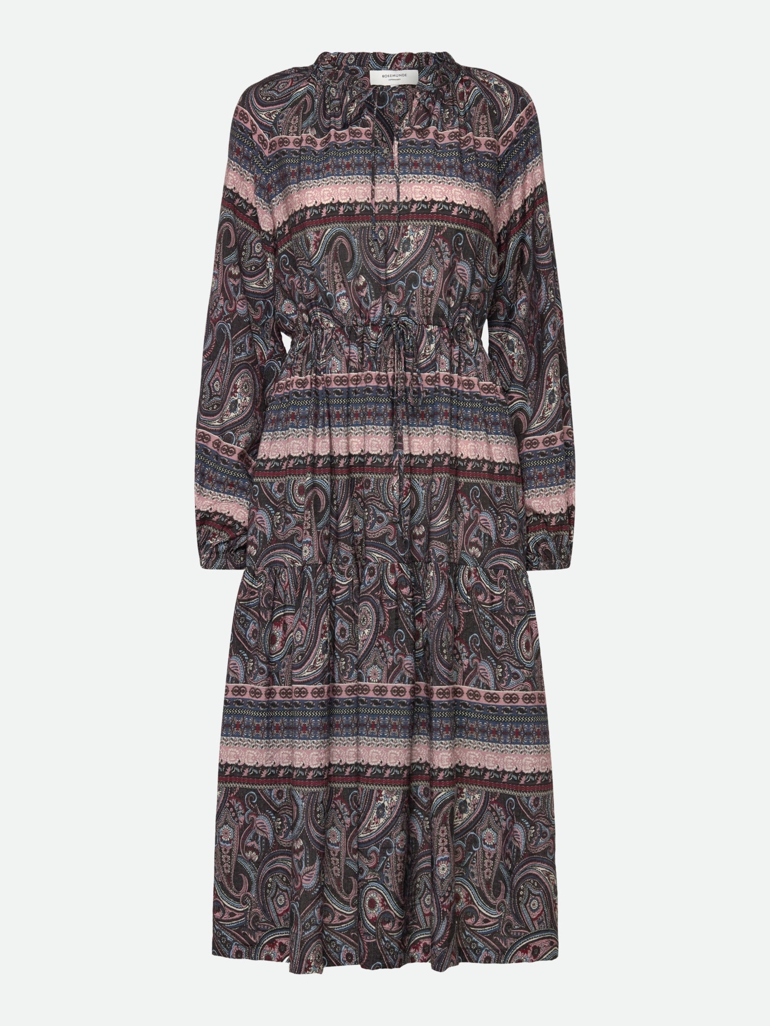 RWHarriet Long sleeve Maxi Dress DRESS Rosemunde Woman 36 paisley boho - red AOP