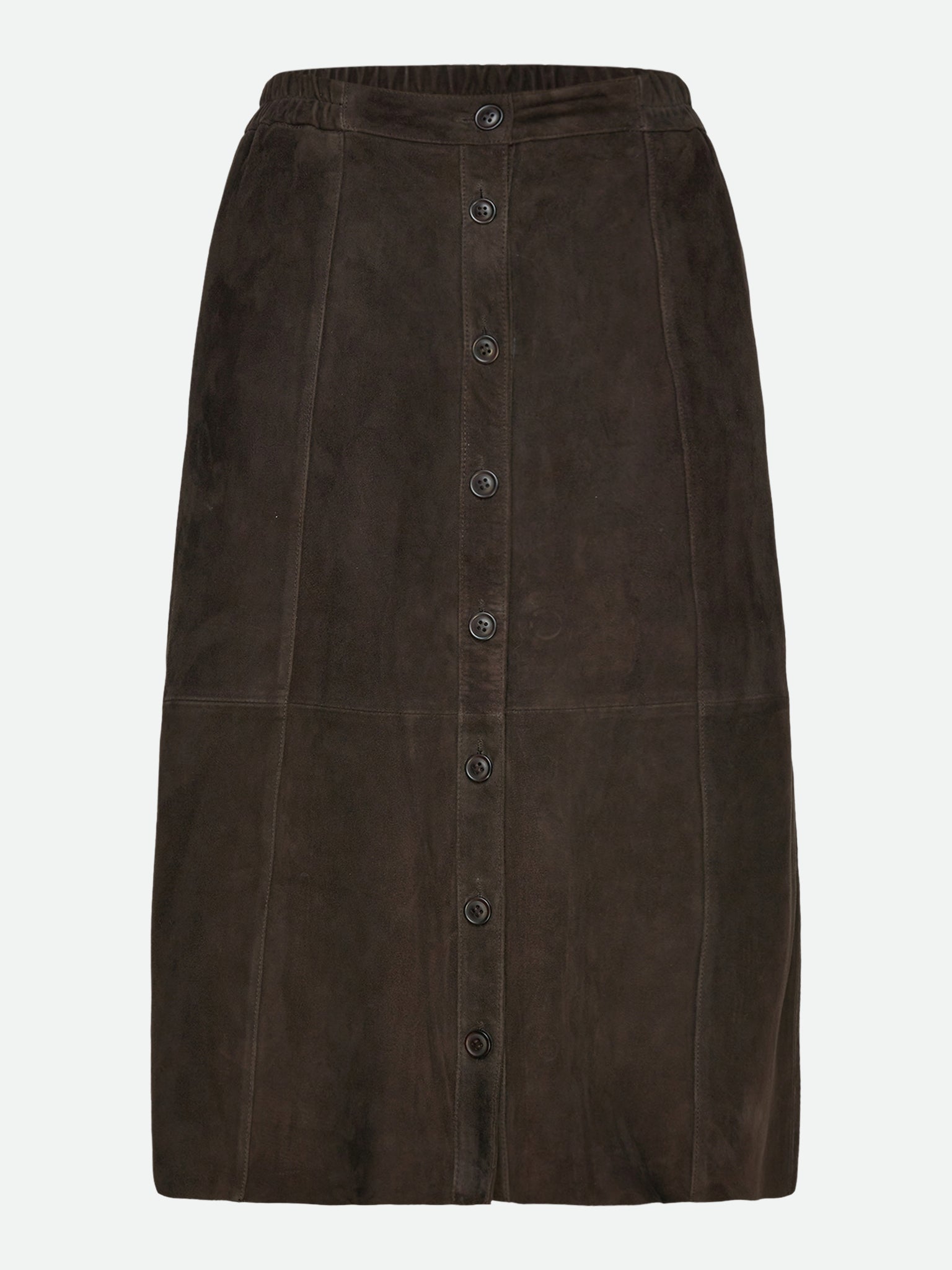 RWNellie Suede Midi Skirt SKIRT Rosemunde Woman 34 mole