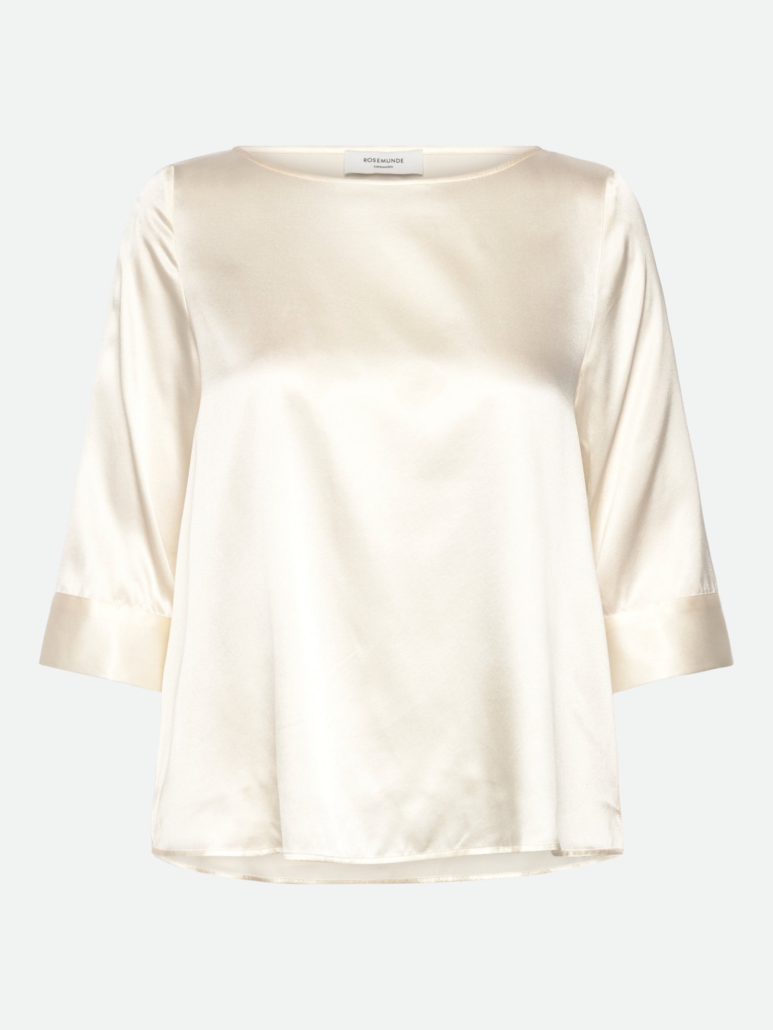 RWJade Silk Boatneck Blouse BLOUSE Rosemunde Woman 34 ivory