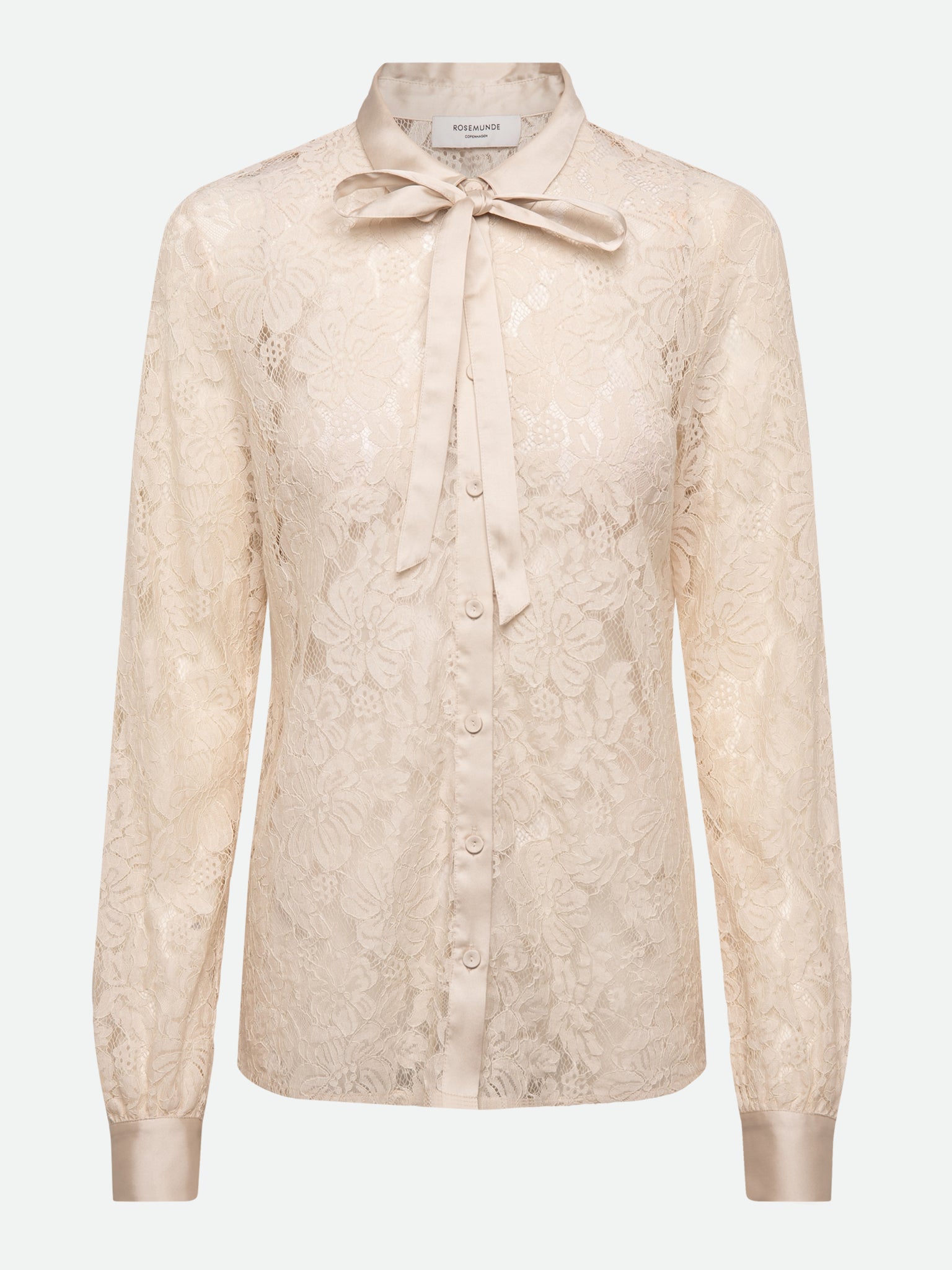 RWAlice Lace Long sleeve Shirt BLOUSE Rosemunde Woman 34 rainy day