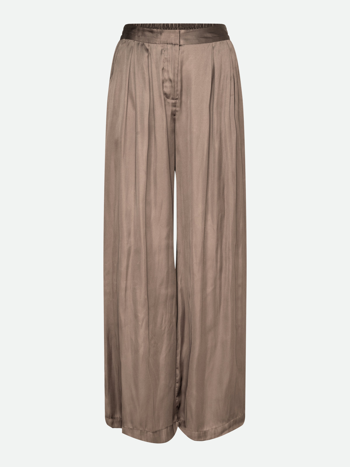 RWMessina HW Wide Trousers TROUSERS Rosemunde Woman 34 walnut