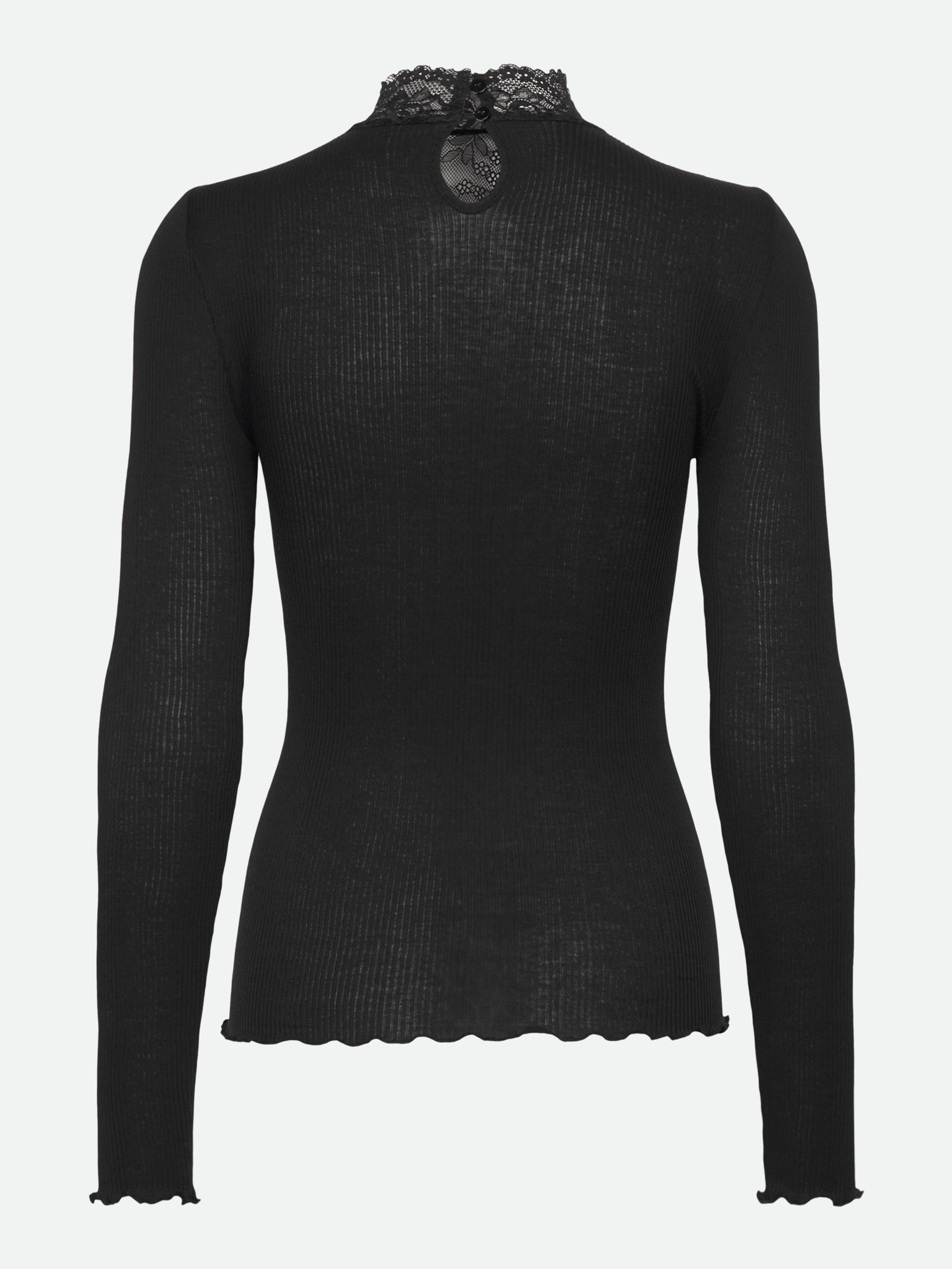 RMWBalta Modal Long sleeve Lace T-neck T-shirt T-SHIRT LS Rosemunde Woman