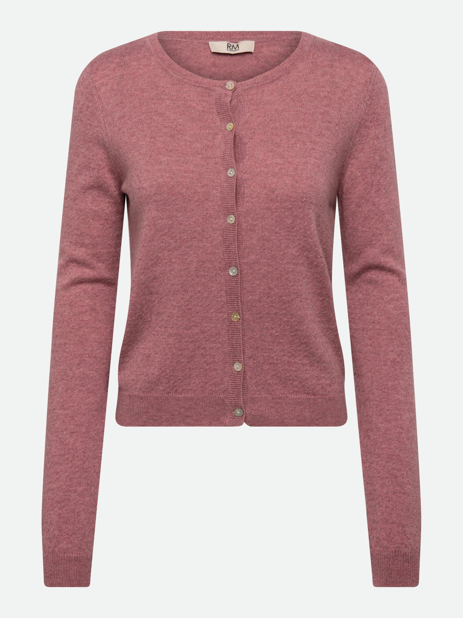 RMWSofia Dot Wool LS Cardigan CARDIGAN Jiaxing Qianyun CNY S nostalgia rose melange