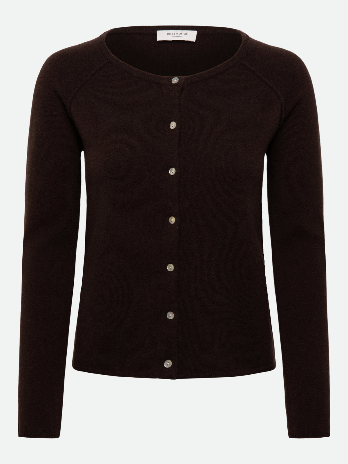 RWLaica Cashmere Long Sleeve O-neck Raglan Cardigan