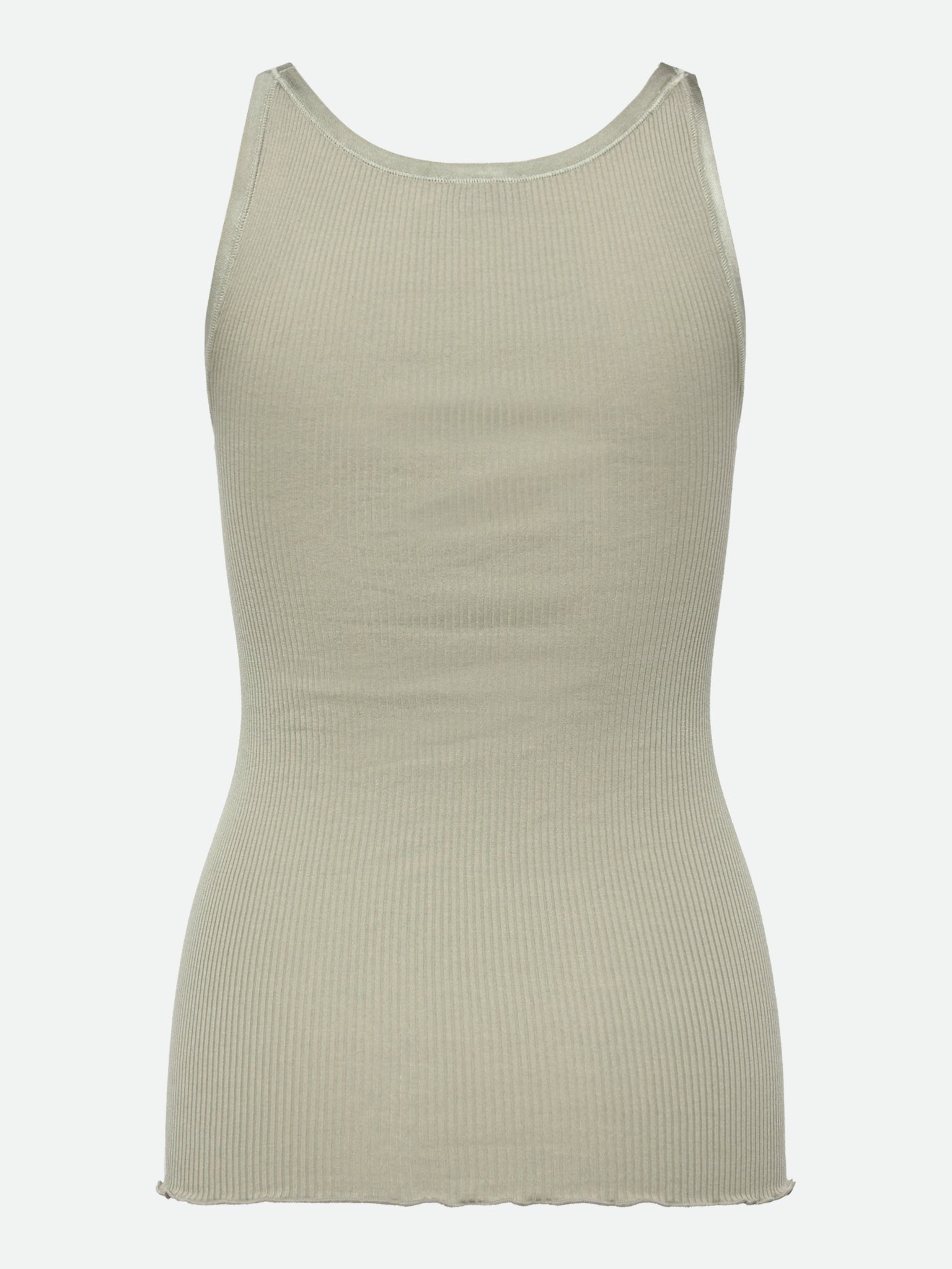 RWBelle zijden top met U-hals en elastische bandjes