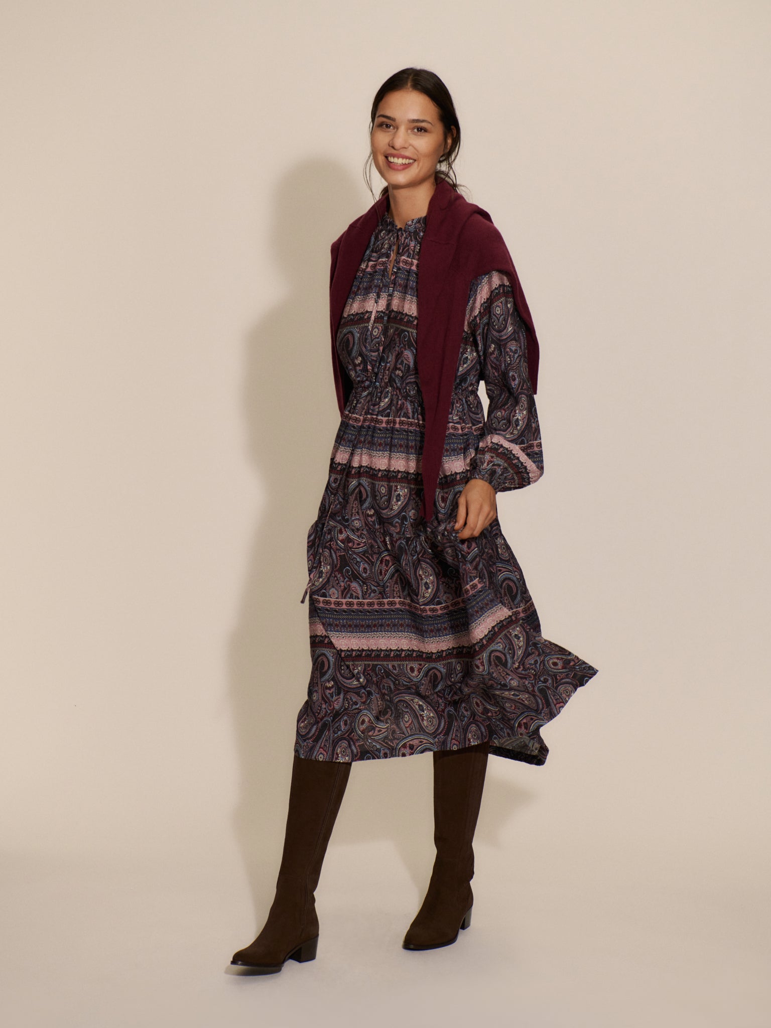 RWHarriet Long sleeve Maxi Dress DRESS Rosemunde Woman