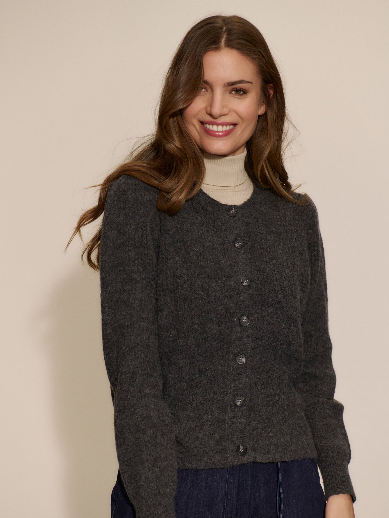 RWTinker Wool Blend Long sleeve Cardigan CARDIGAN Rosemunde Woman