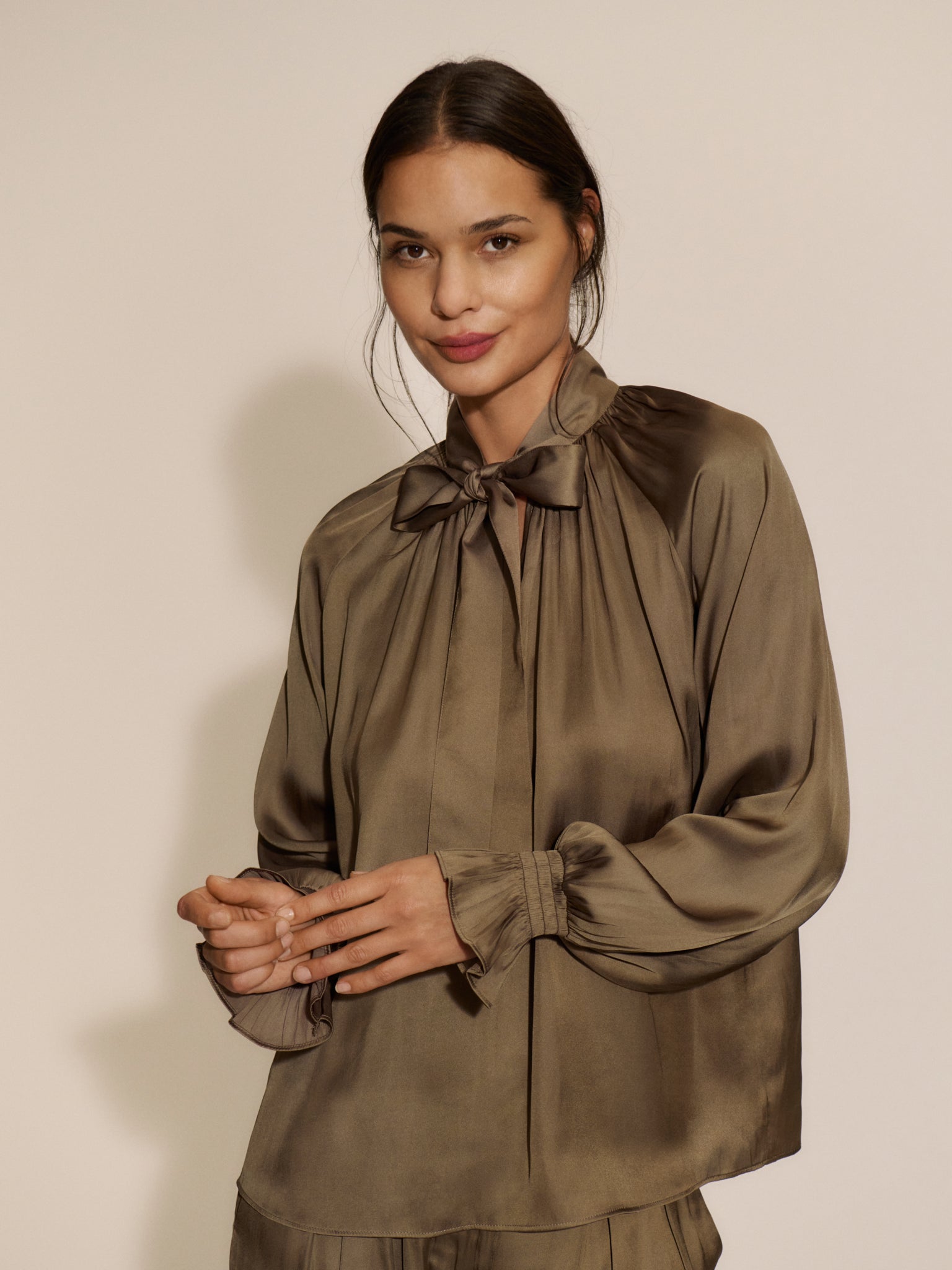 RWMessina Long sleeve Tie Blouse BLOUSE Rosemunde Woman