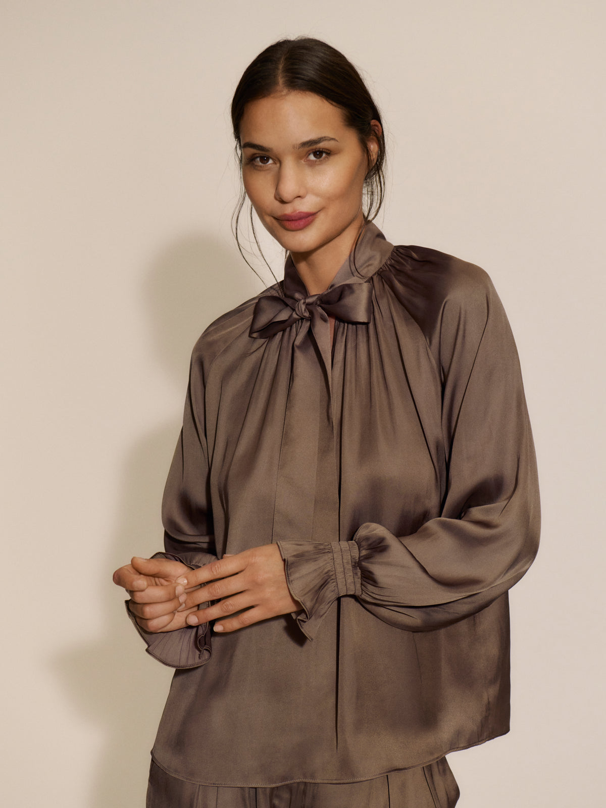 RWMessina Long sleeve Tie Blouse BLOUSE Rosemunde Woman