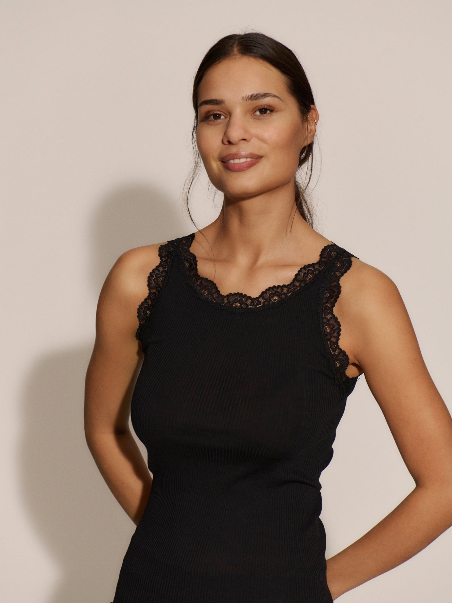 RMWBalta Modal Lace SL O-Neck Top TOP Rosemunde Woman