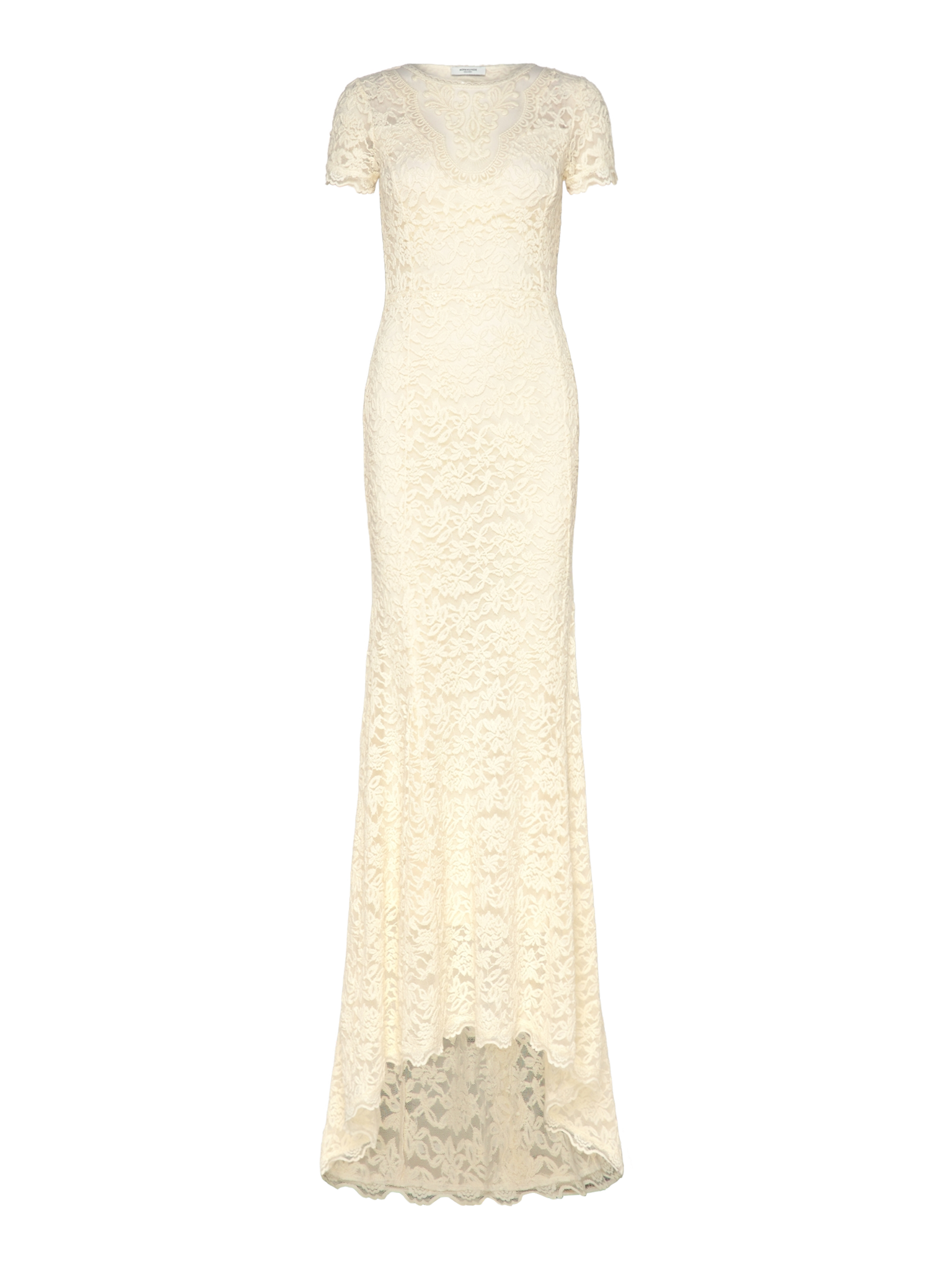 RWDelicia SS Long Bridal Dress w. Tow DRESS Rosemunde Woman XS ivory